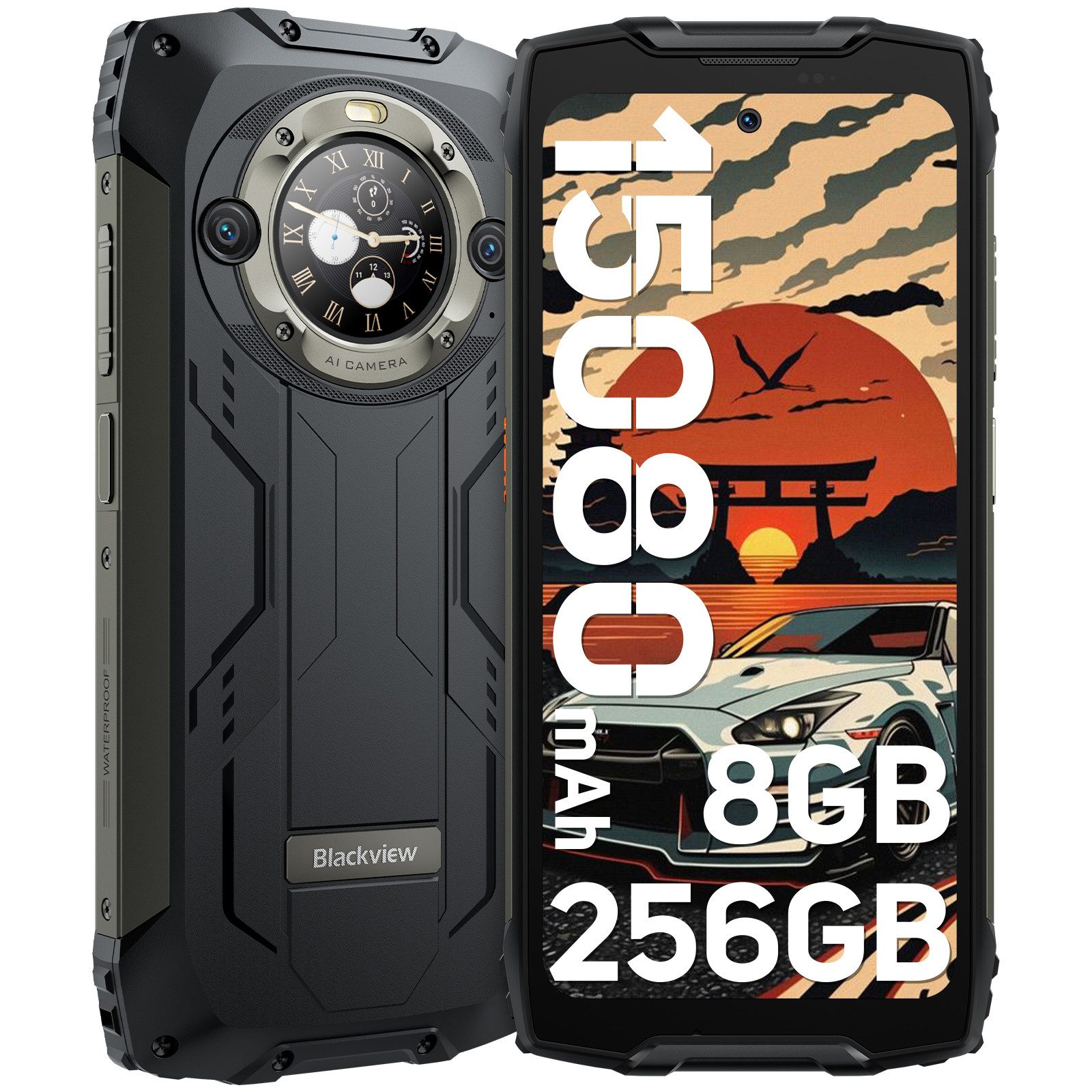 blackview BV9300Pro AI zwei Bildschirmen Ohne