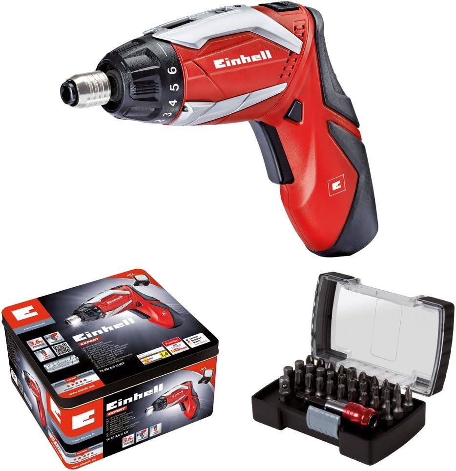 Einhell Akku-Bohrschrauber Akkuschrauber Set TE-SD 3,6