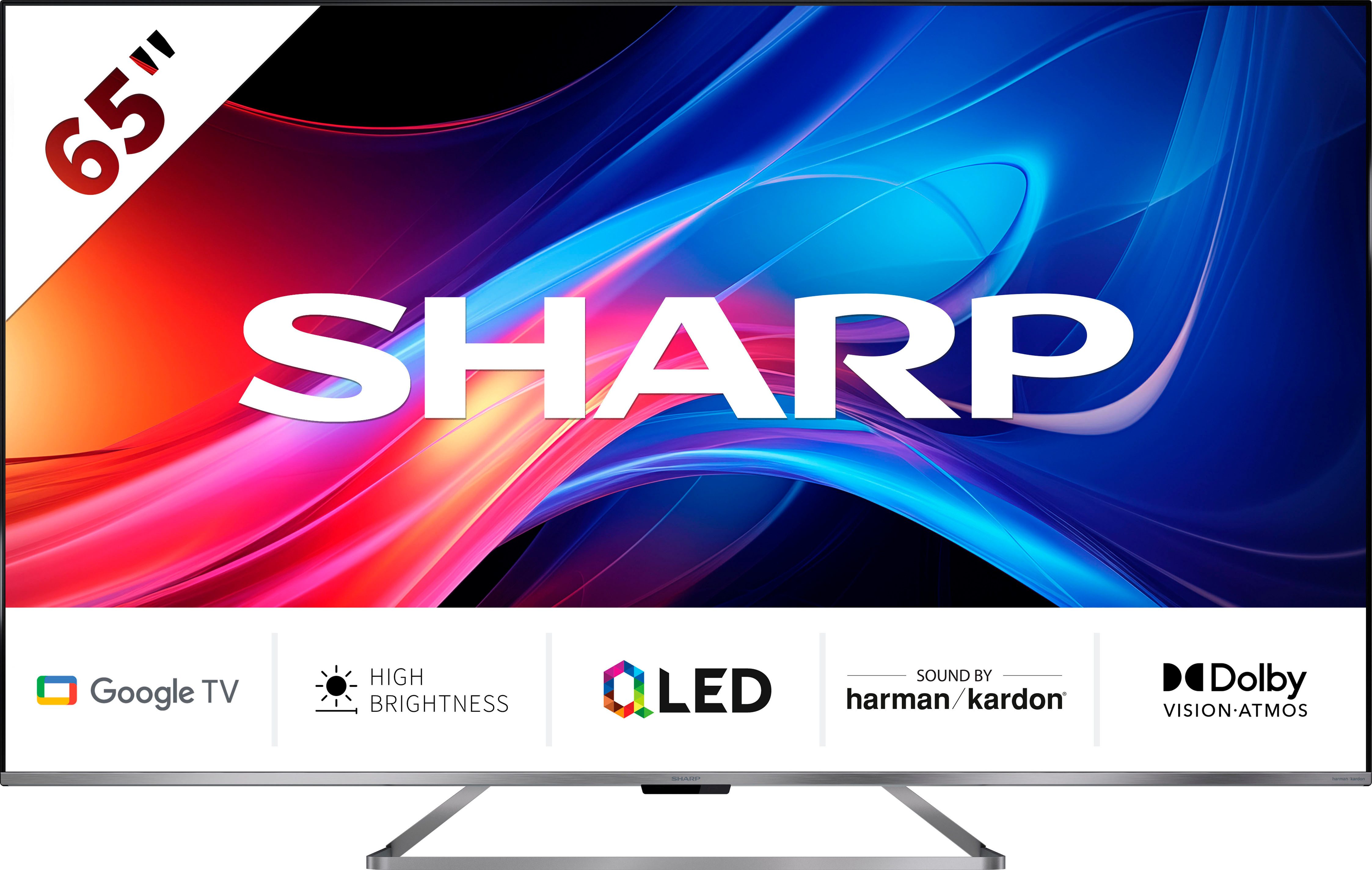 Sharp 4T-C65GP7x QLED-Fernseher (164 cm/65 Zoll,