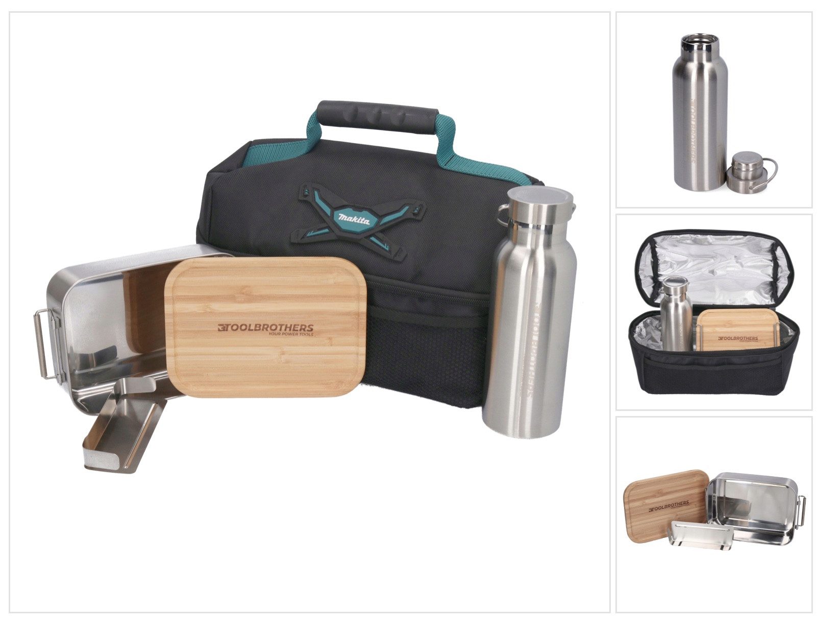Makita Werkzeugkoffer Lunchpaket mit Makita Isoliertasche