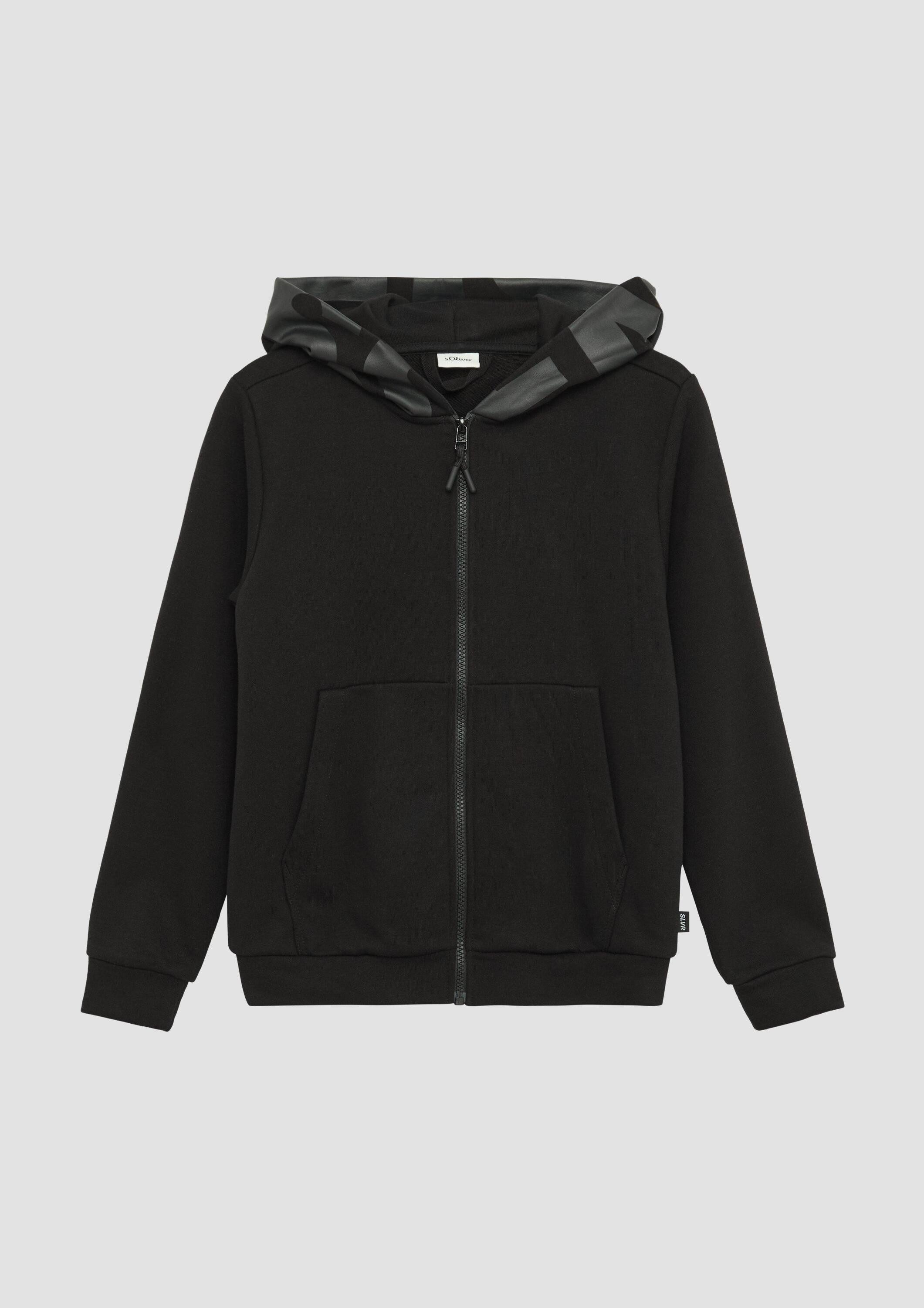 s.Oliver Sweatjacke Sweatshirt Jacke Sweatshirt-Jacke mit