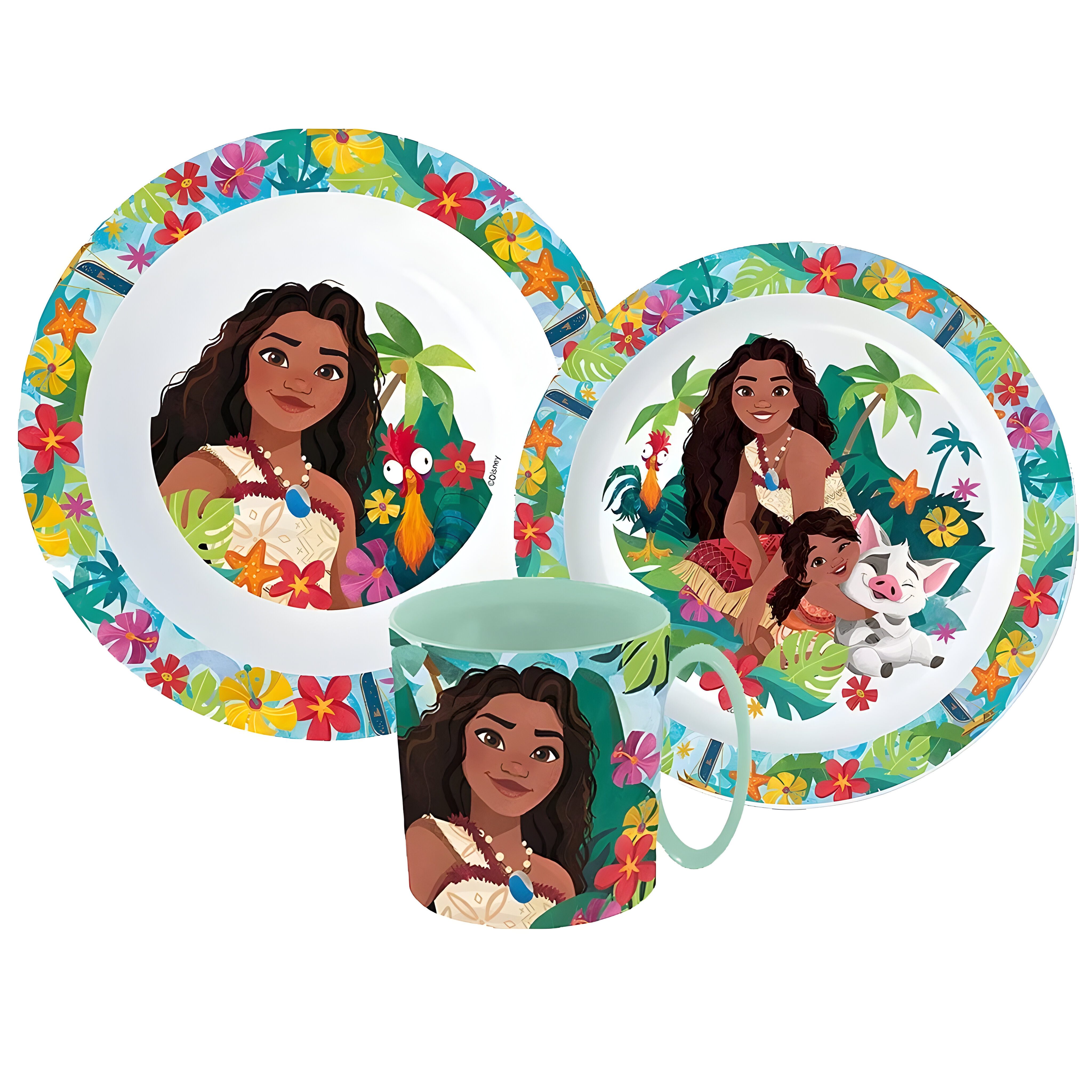 Disney Kindergeschirr-Set Disney Vaiana Kinder Geschirr-Set