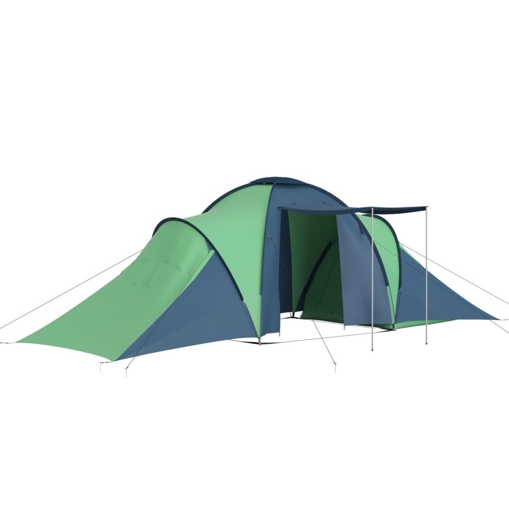 vidaXL Kuppelzelt Campingzelt 6 Personen Blau