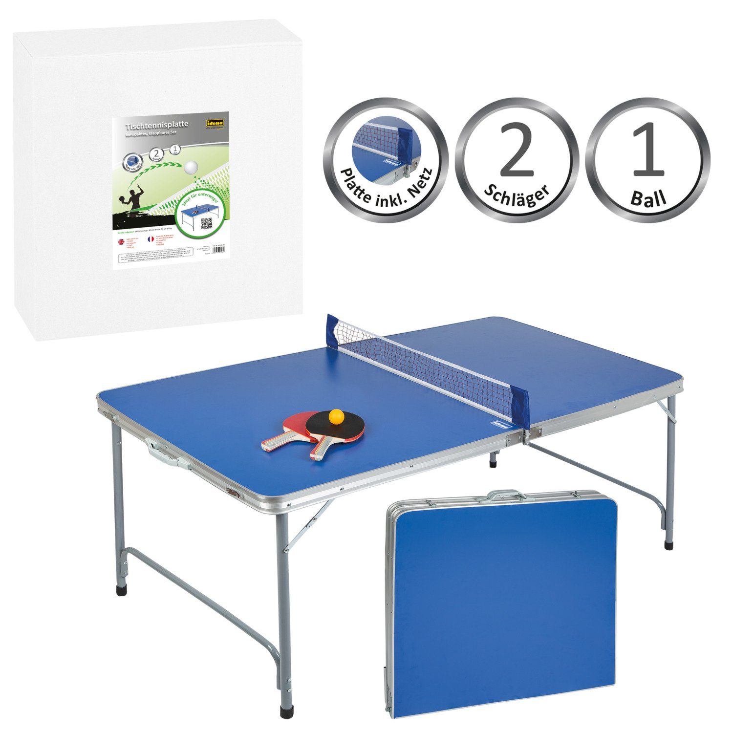 Idena Mini-Tischtennisplatte Idena 40464 - Tischtennisplatte