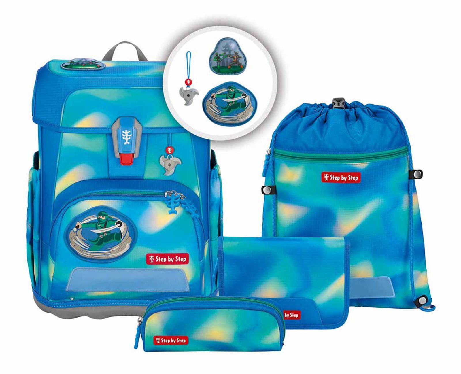 Step by Step Schulranzen Schulranzen-Set 5-teilig
