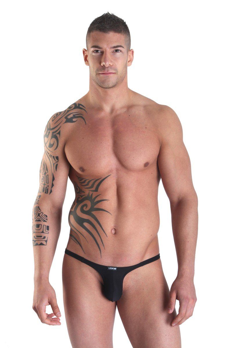 LOOK ME String Herren-String in schwarz