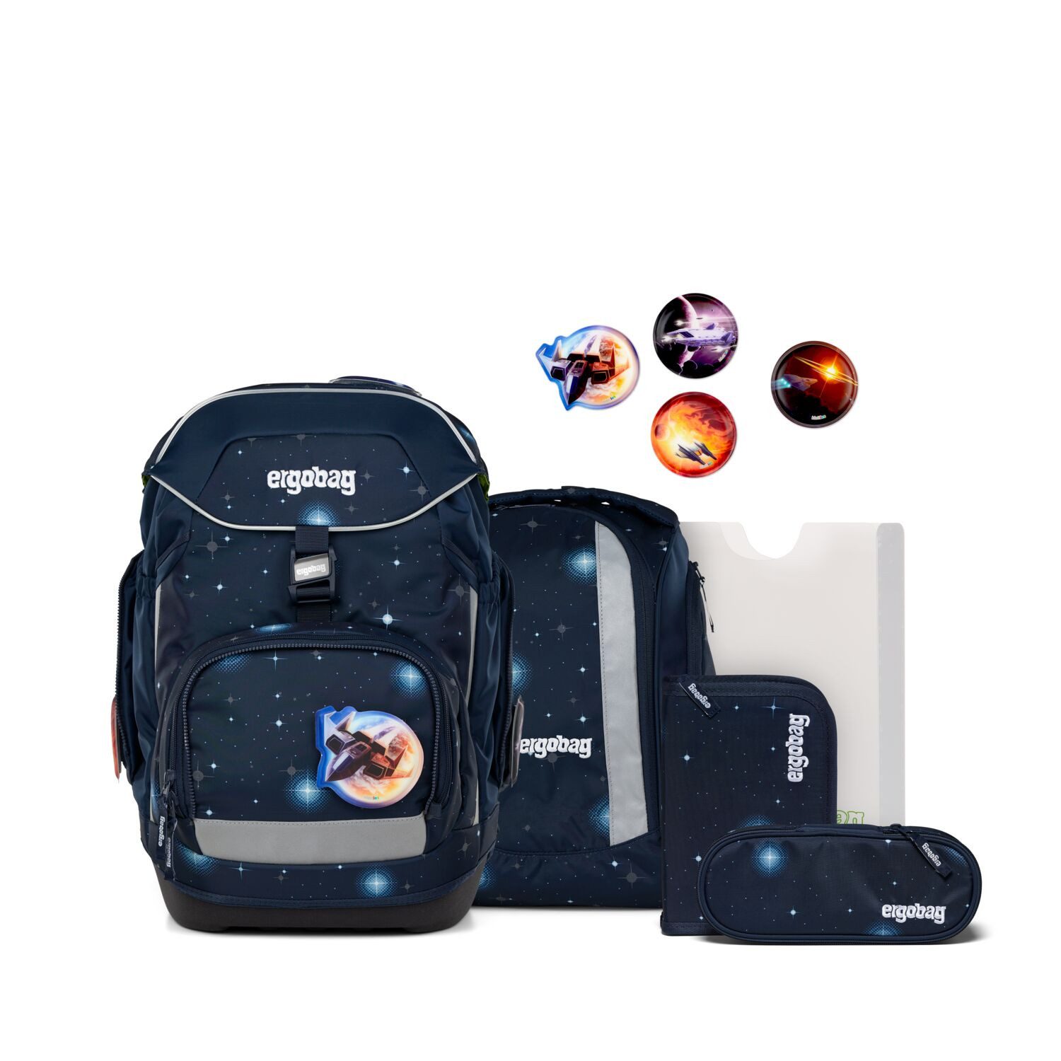 ergobag Schulranzen Schulranzen-Set PACK KoBärnikus 6-teilig