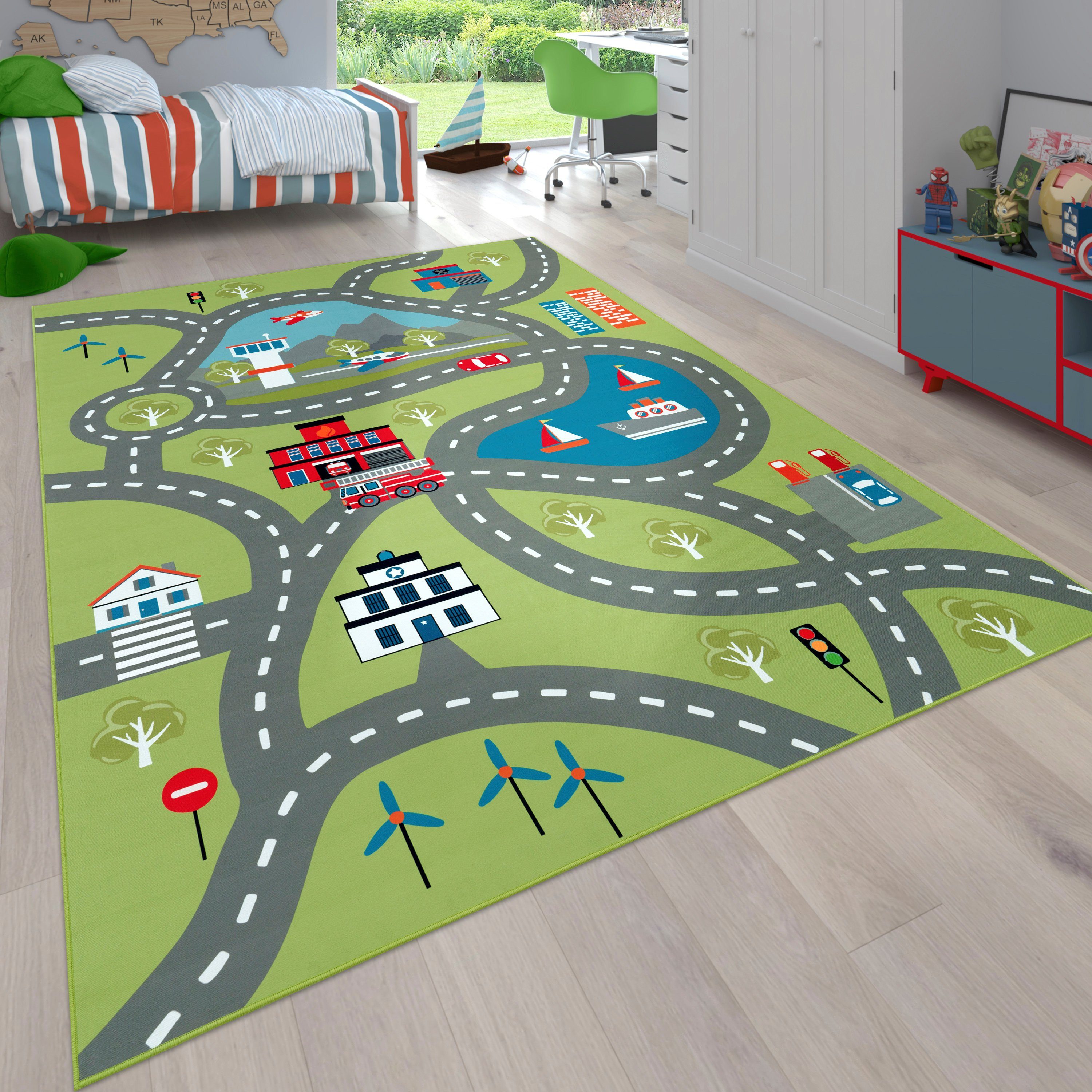 Paco Home Kinderteppich Bino 562, rechteckig,