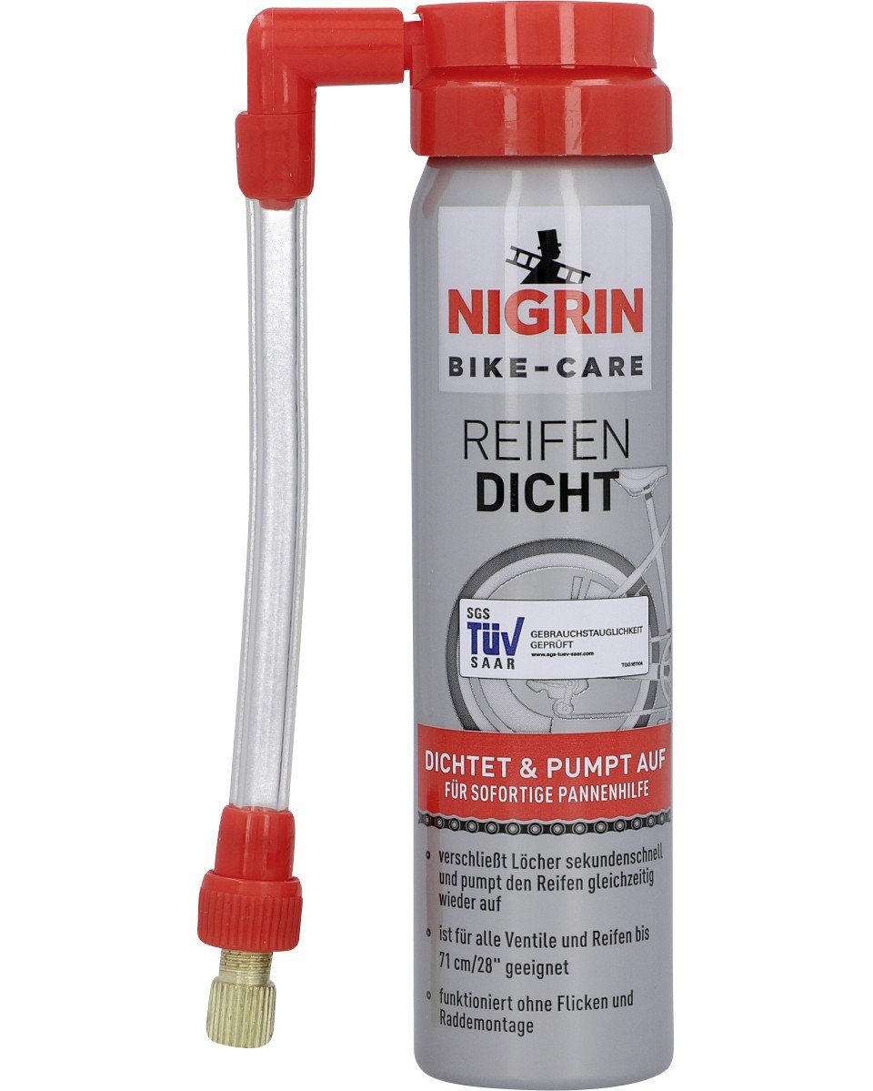 NIGRIN Reifen-Reparaturset Nigrin Reifen-Dicht Pannenspray 75ml