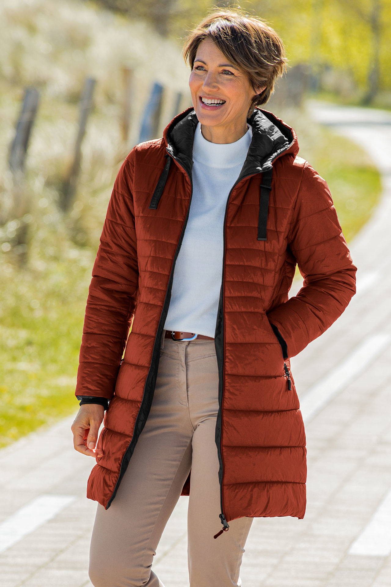 Green Goose Steppmantel