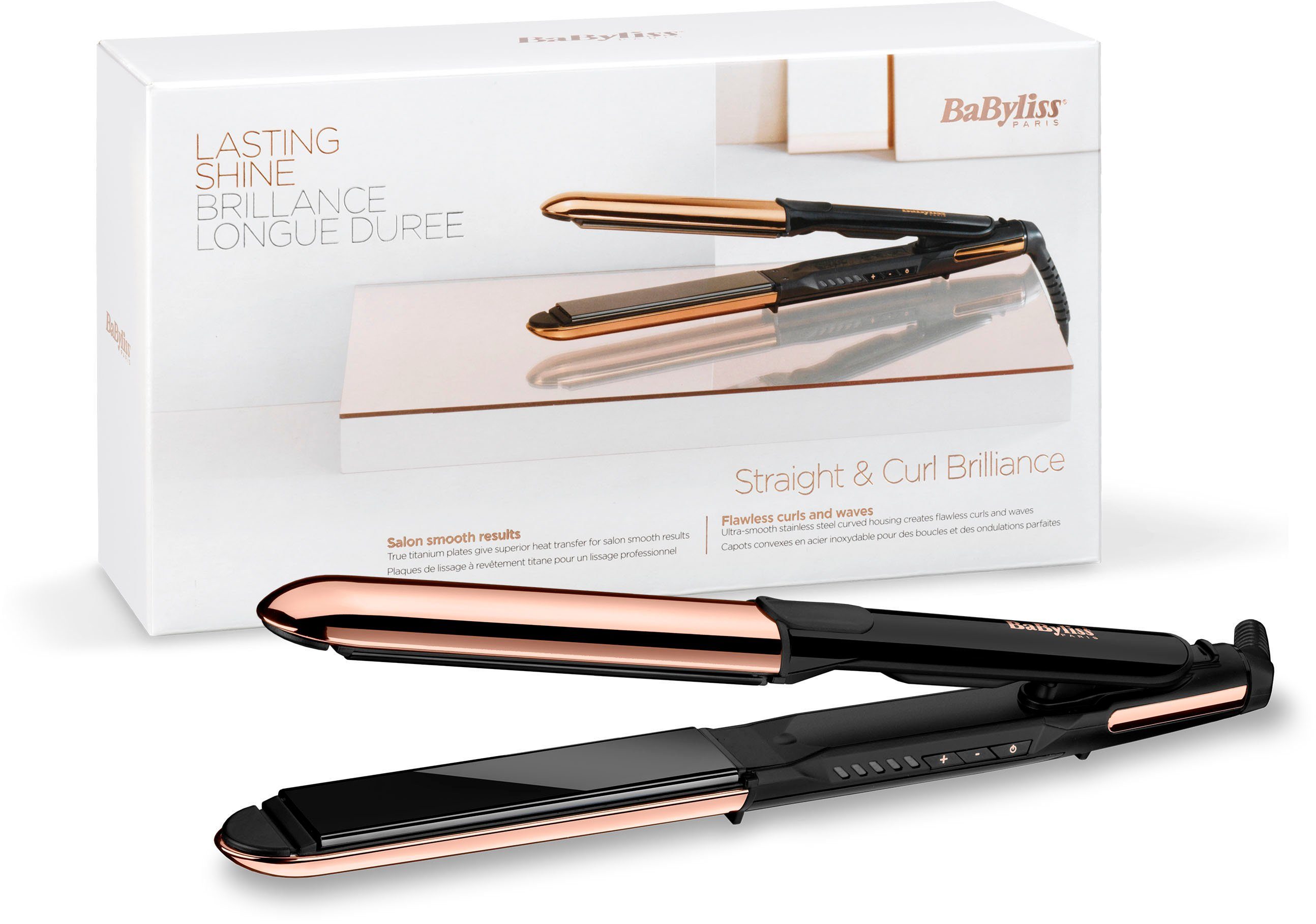 BaByliss Glätteisen ST482E Straight & Curl