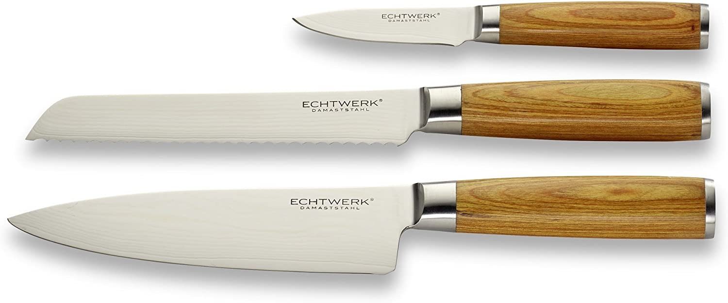 ECHTWERK Messer-Set ECHTWERK Damastmesser Set 3