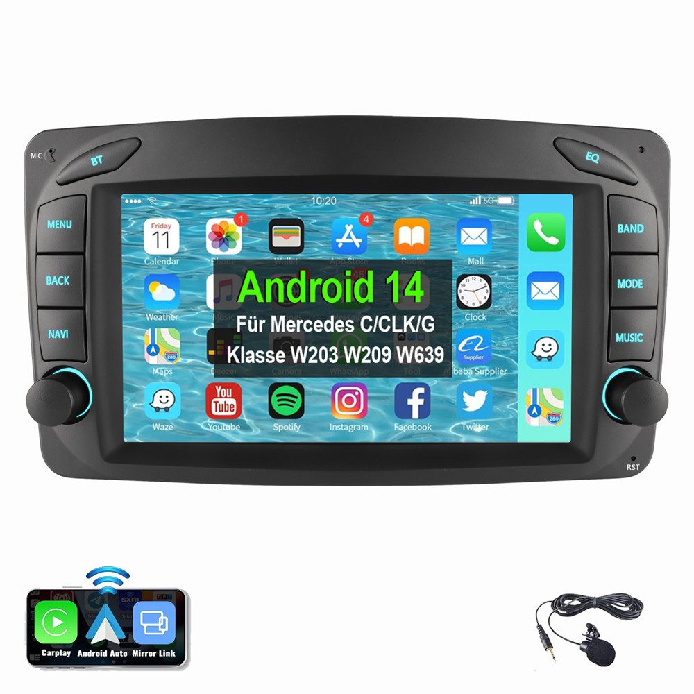 ESSGOO Carplay NAVI RDS Für Mercedes