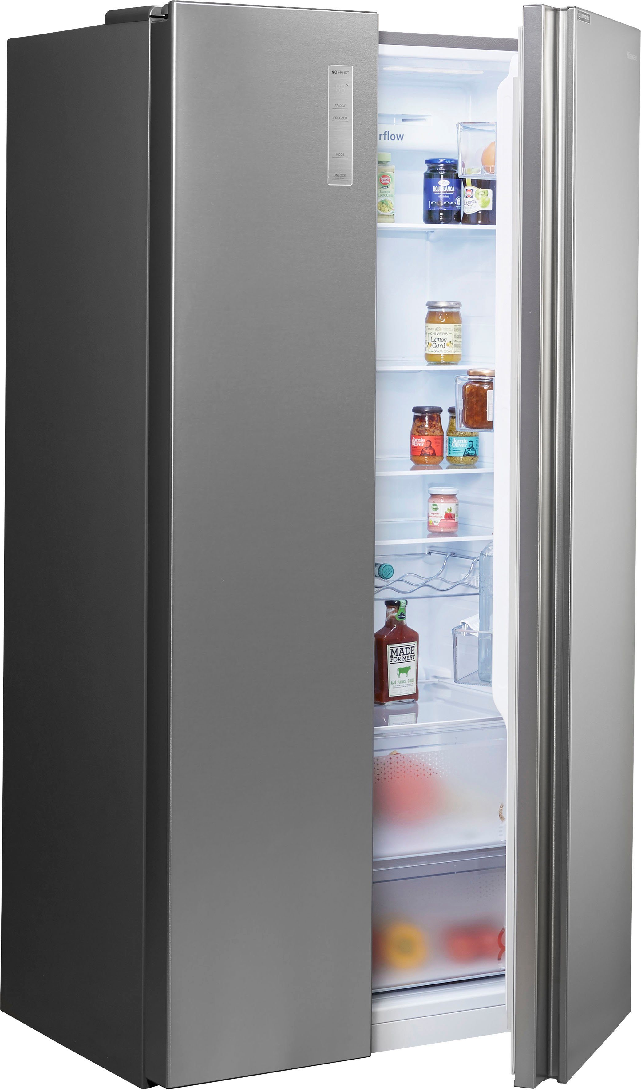 Hisense Side-by-Side RS677N4BID, 178,6 cm hoch,