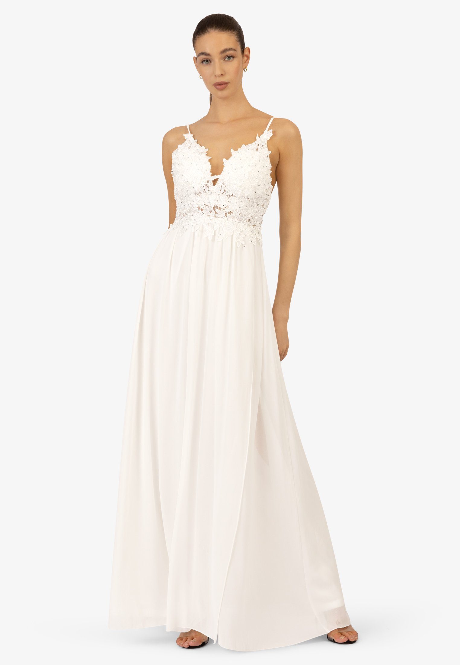Kraimod Brautkleid aus Mesh, Spitze, Chiffon