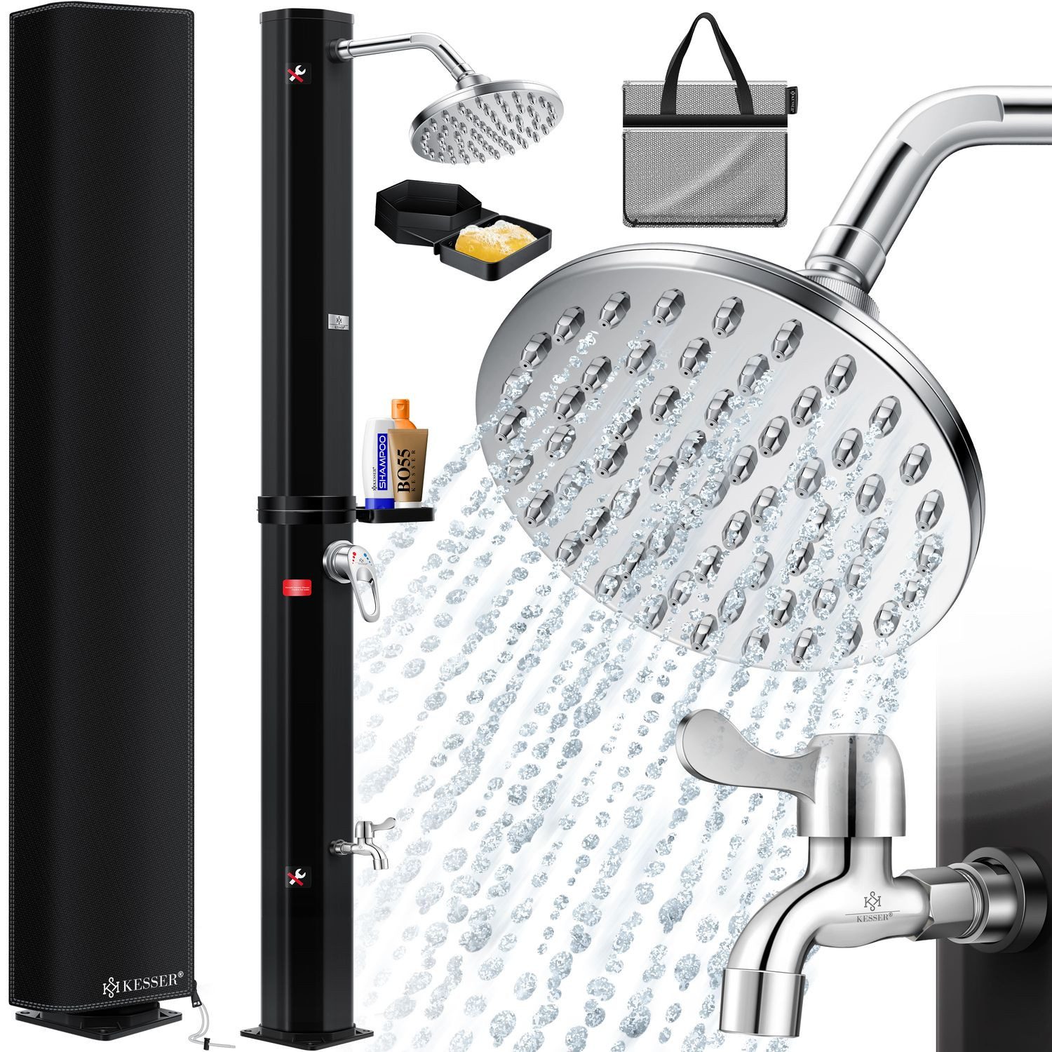 KESSER Solardusche, Solardusche 40- 60 Liter