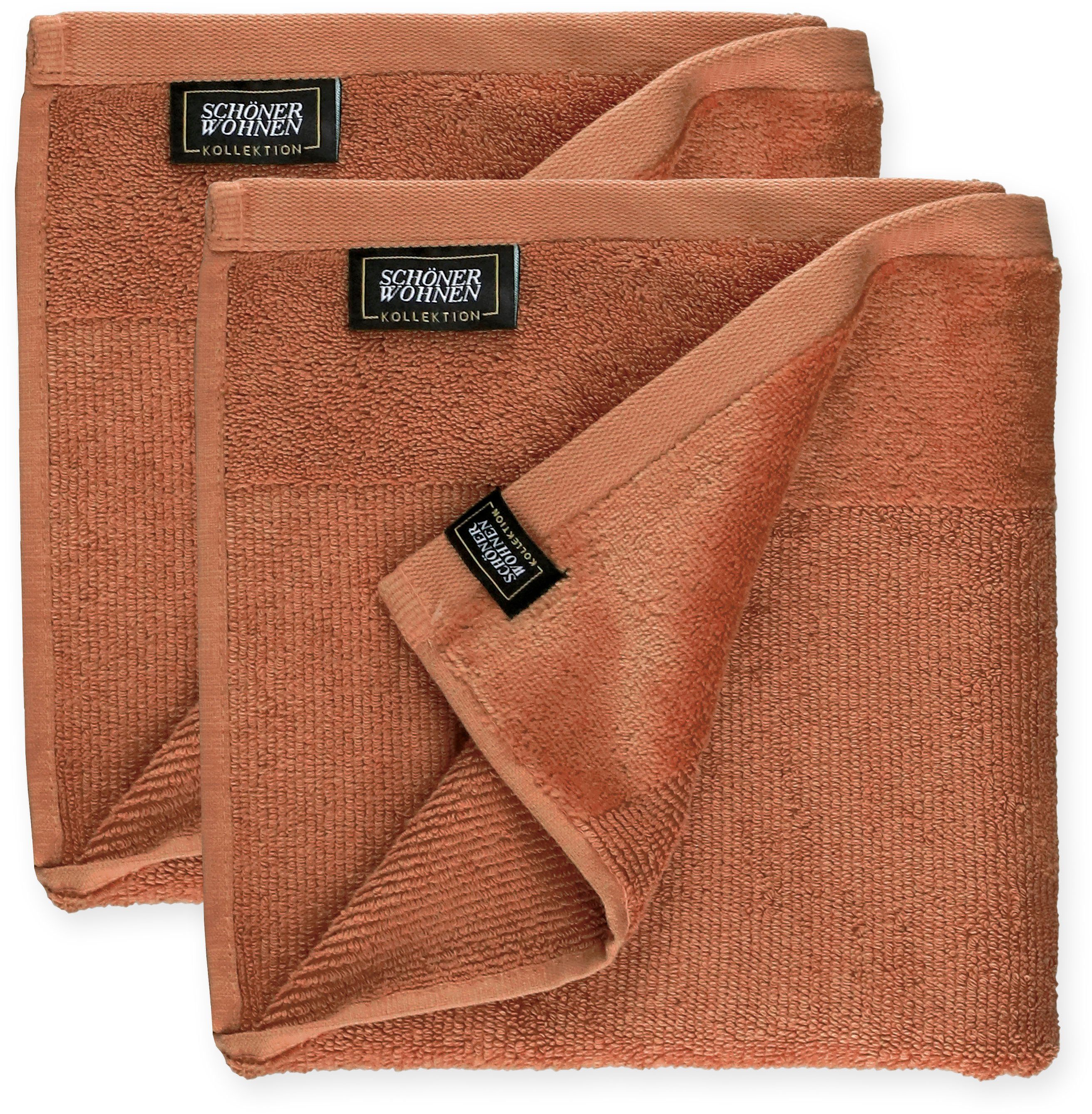 SCHÖNER WOHNEN-Kollektion Handtücher Sense, Frottee (2-St),