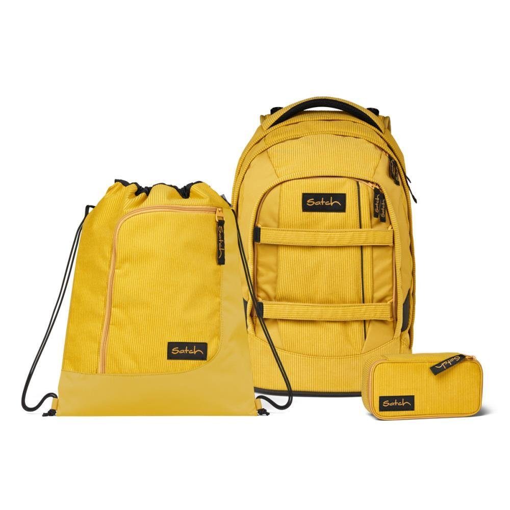Satch Schulrucksack Pack Retro (3tlg., inkl.