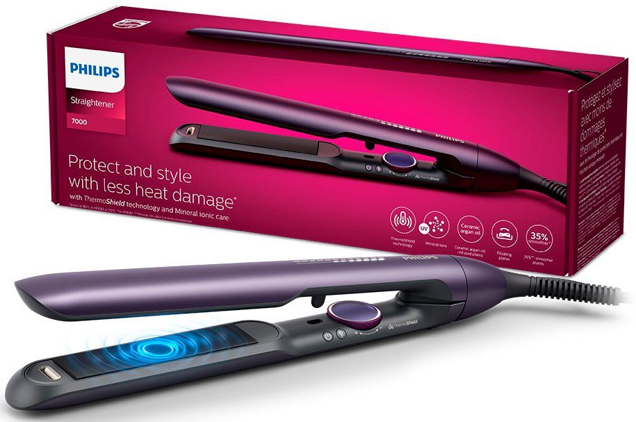 Philips Glätteisen Series 7000 BHS752/00 Keramik-Beschichtung,