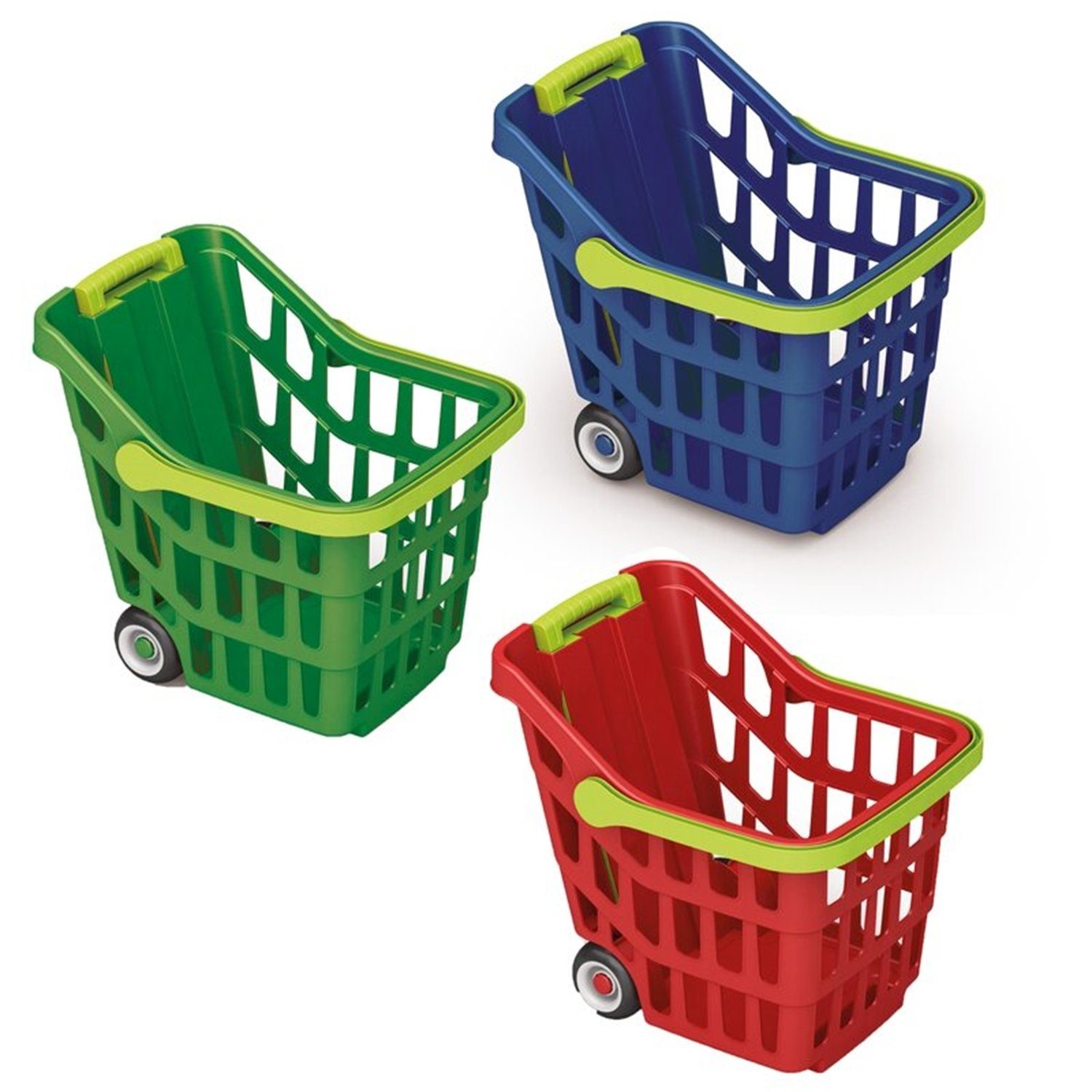 Siva Spiel-Einkaufswagen 20209 Einkaufstrolley 2in1, 3fach