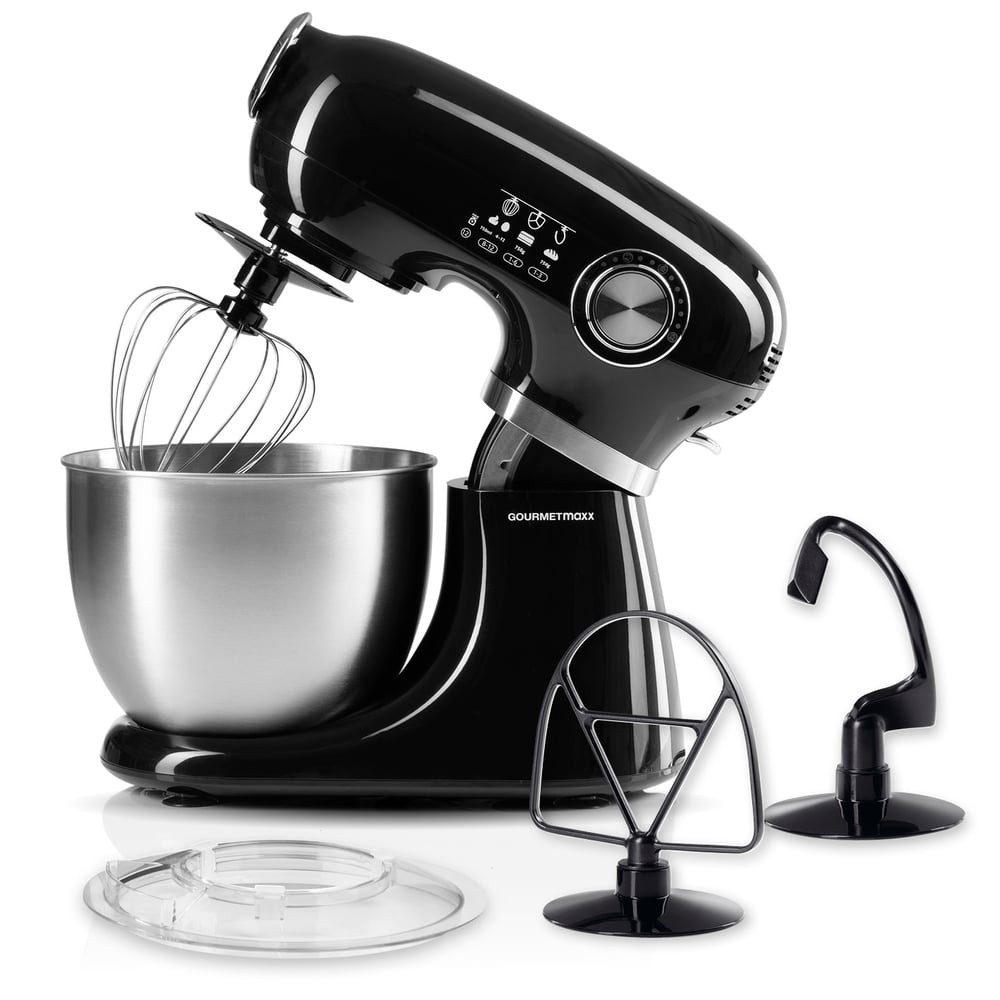 GOURMETmaxx Küchenmaschine GOURMETmaxx Küchenmaschine - Schwarz,
