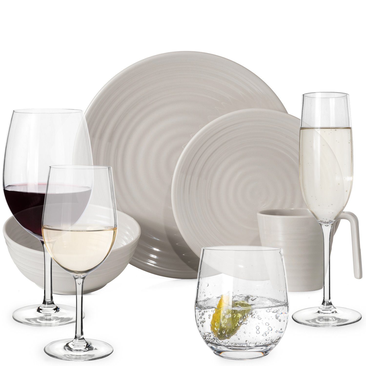 Moritz Geschirr-Set Camping Geschirr Coffee +