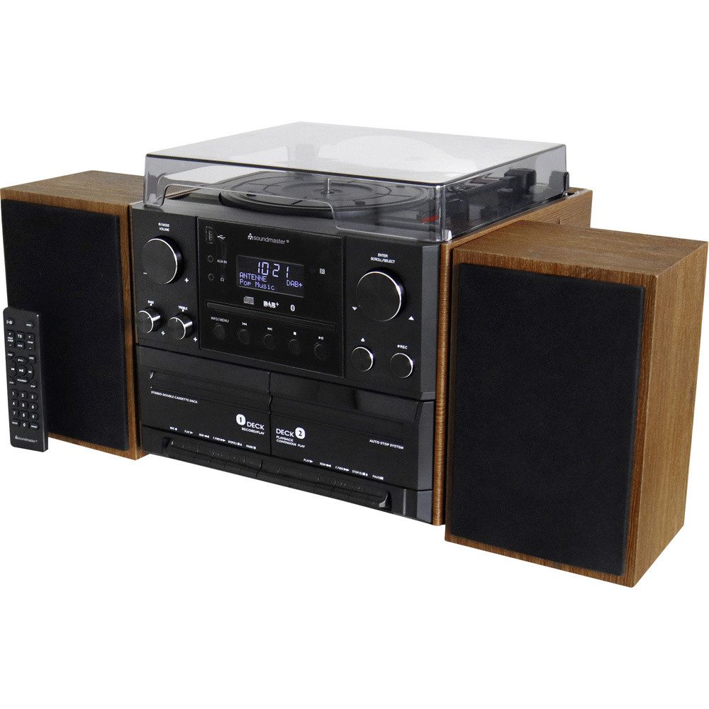 Soundmaster soundmaster MCD5600BR Stereoanlage Plattenspieler, DAB+,