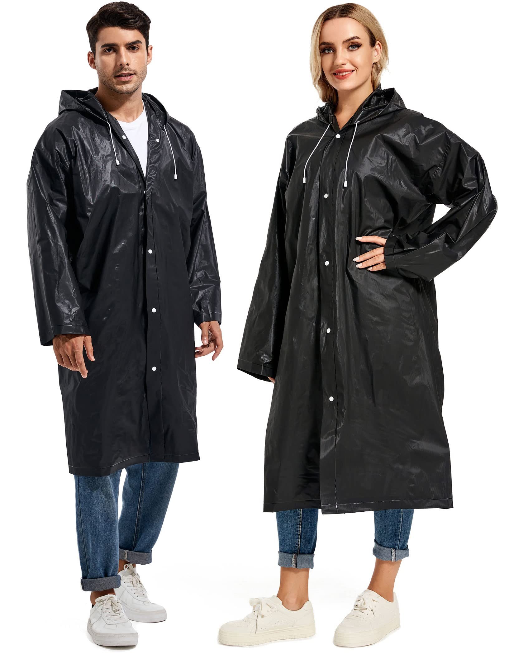 ZEUOPQ Regenmantel Regenmantel 2 St Regenponcho