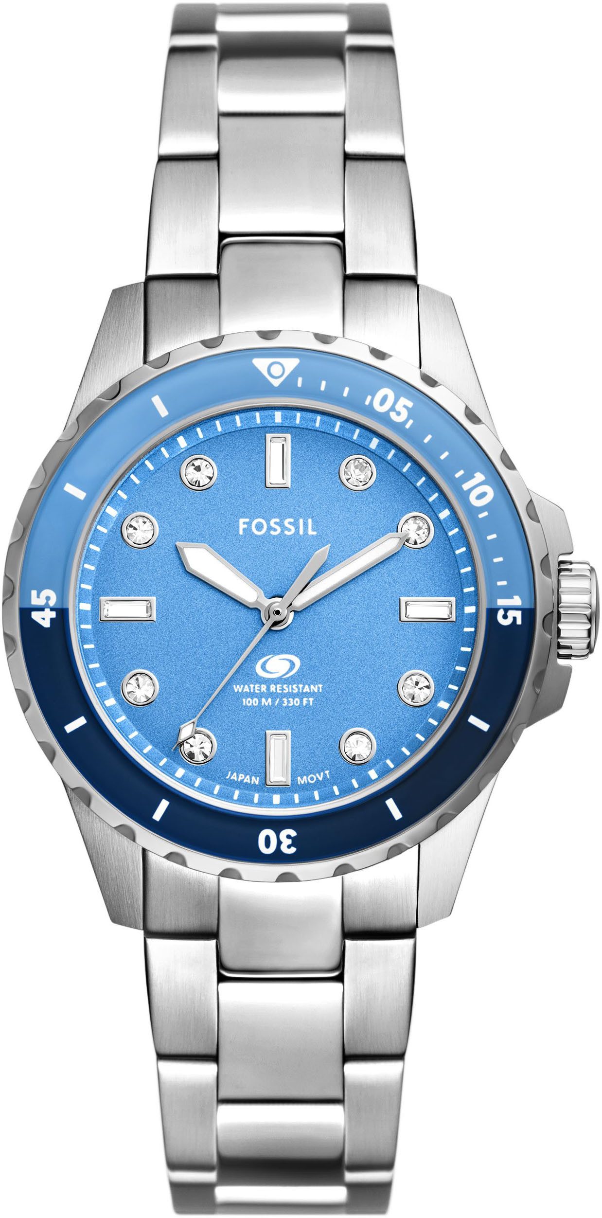 Fossil Quarzuhr FOSSIL BLUE DIVE LADIES