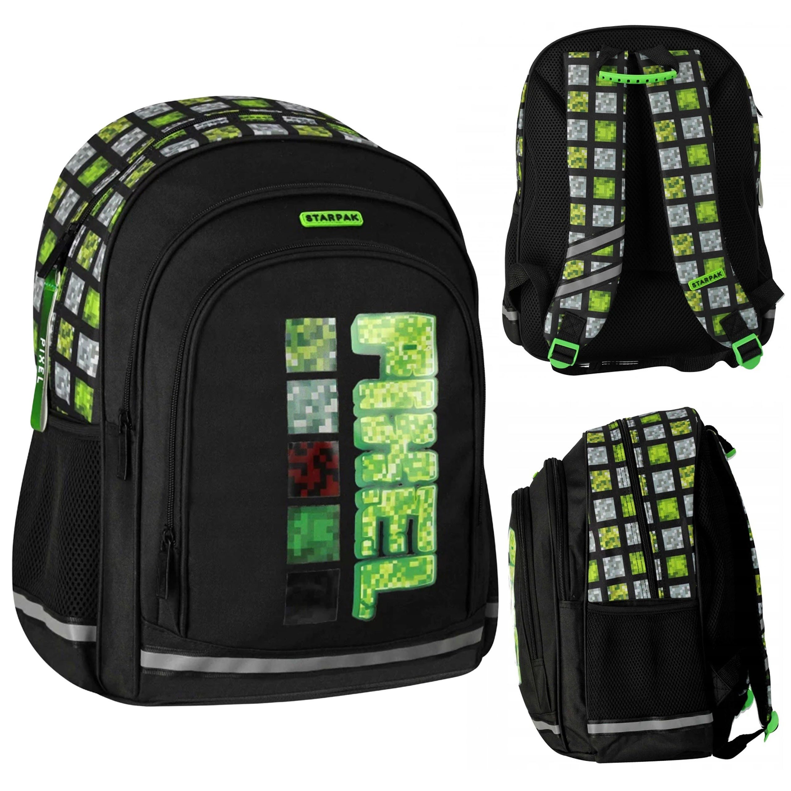 Sarcia.eu Schulrucksack Pixel Game Schulrucksack für