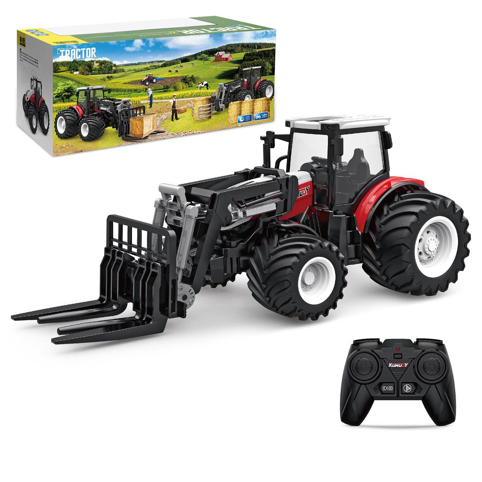 Esun RC-Traktor RC-Traktor Ferngesteuerter Frontschaufel Traktor