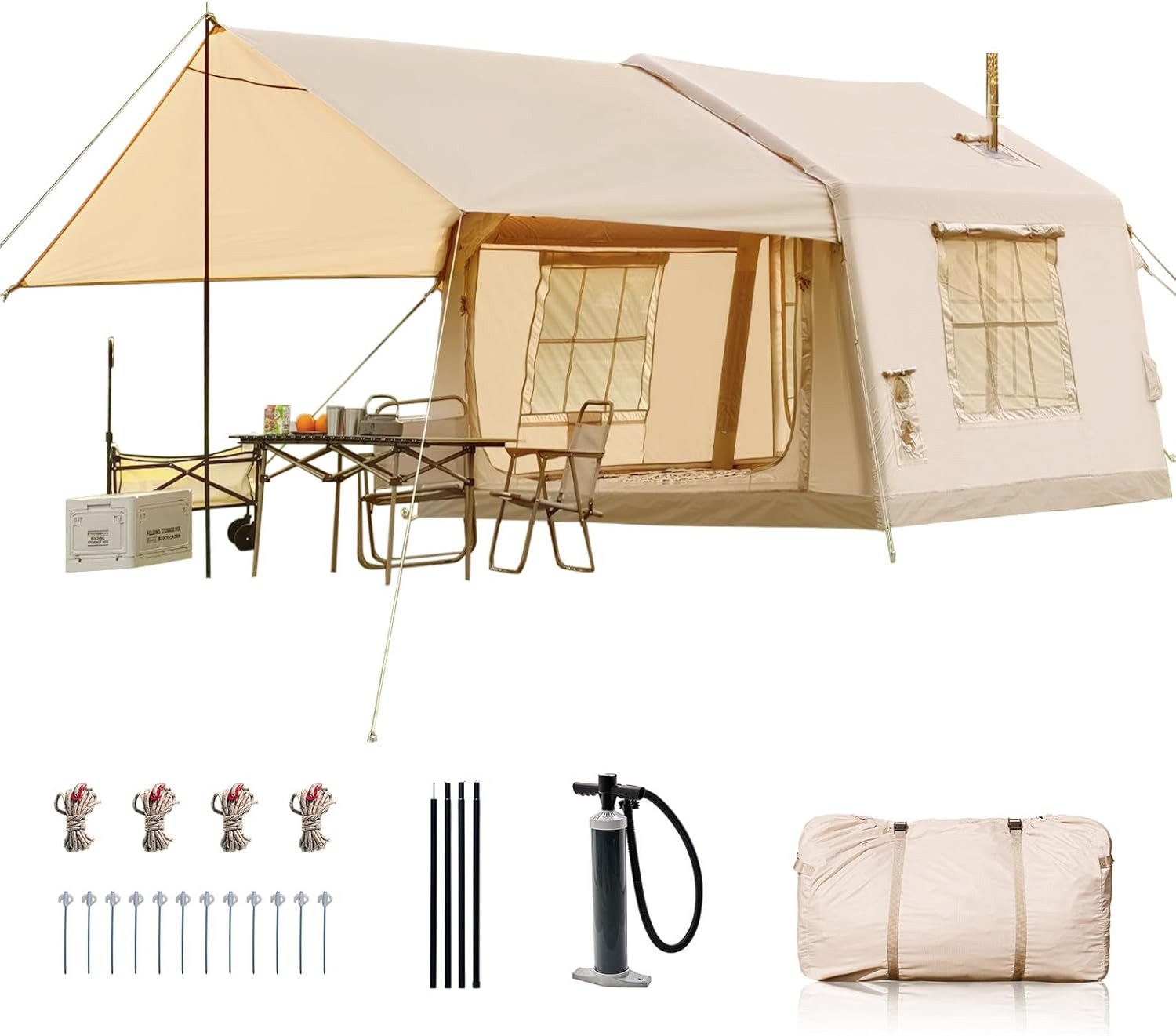 Meulbaty aufblasbares Zelt Air Glamping Zelte,