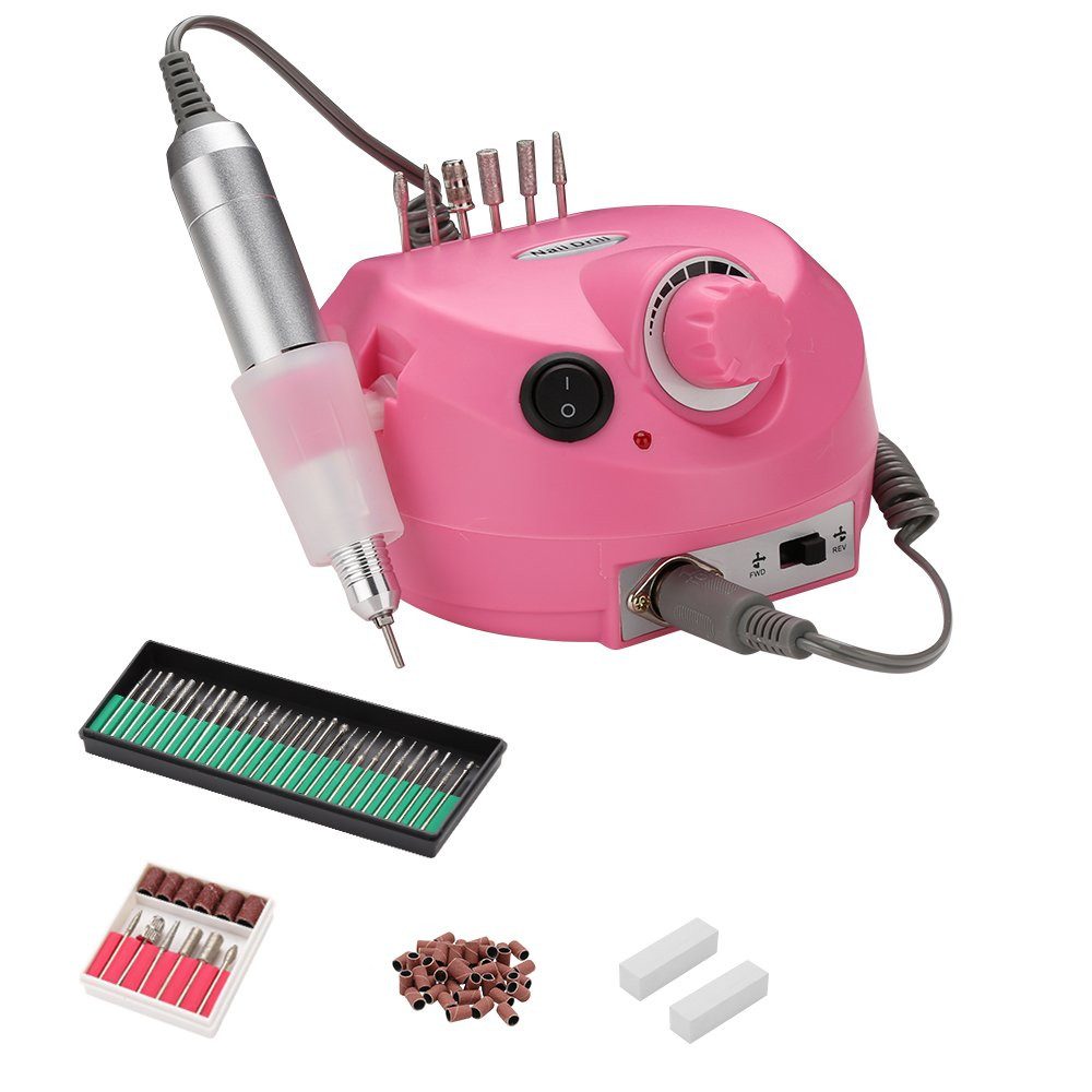 Clanmacy Maniküre-Pediküre-Set Elektrische Nagelfräser Nagelfeile Maniküre