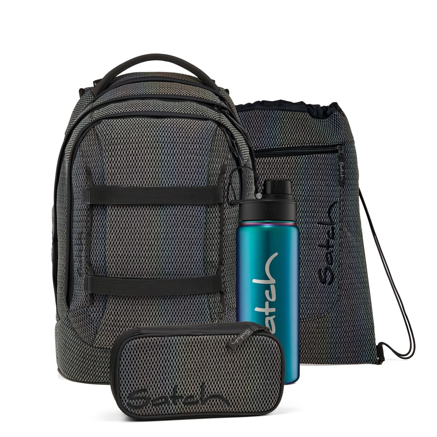 Satch Schulranzen Schulrucksack-Set PACK Hidden Rainbow