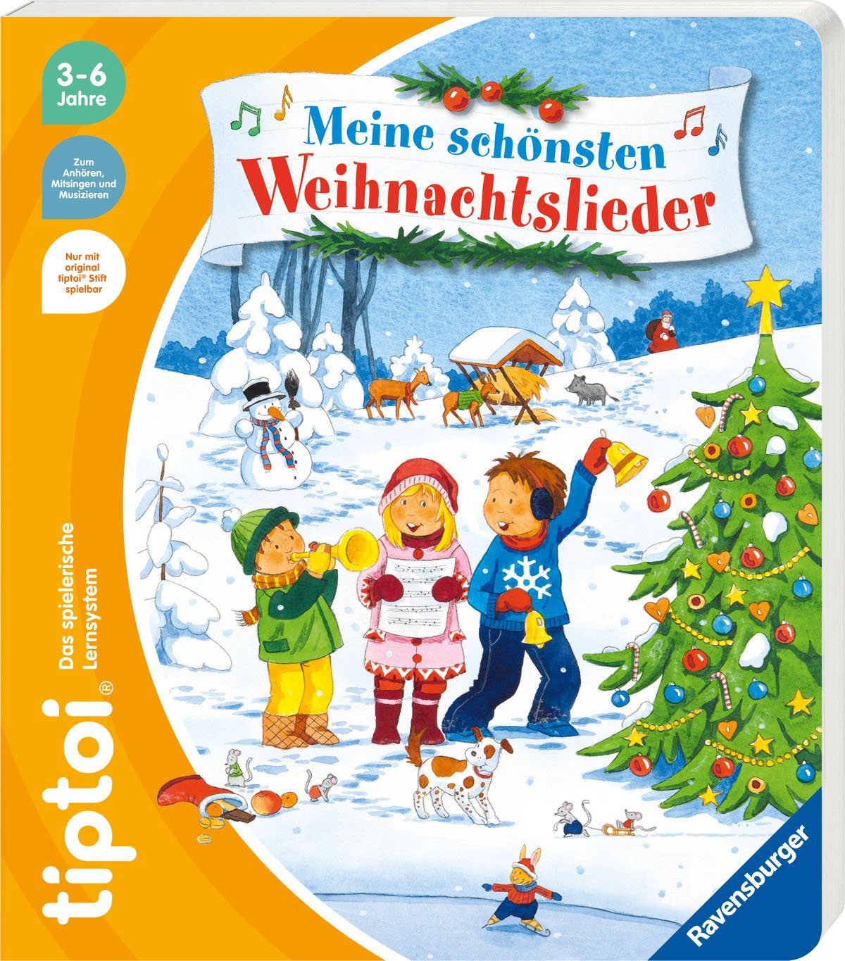 Ravensburger Buch tiptoi® Meine schönsten Weihnachtslieder,