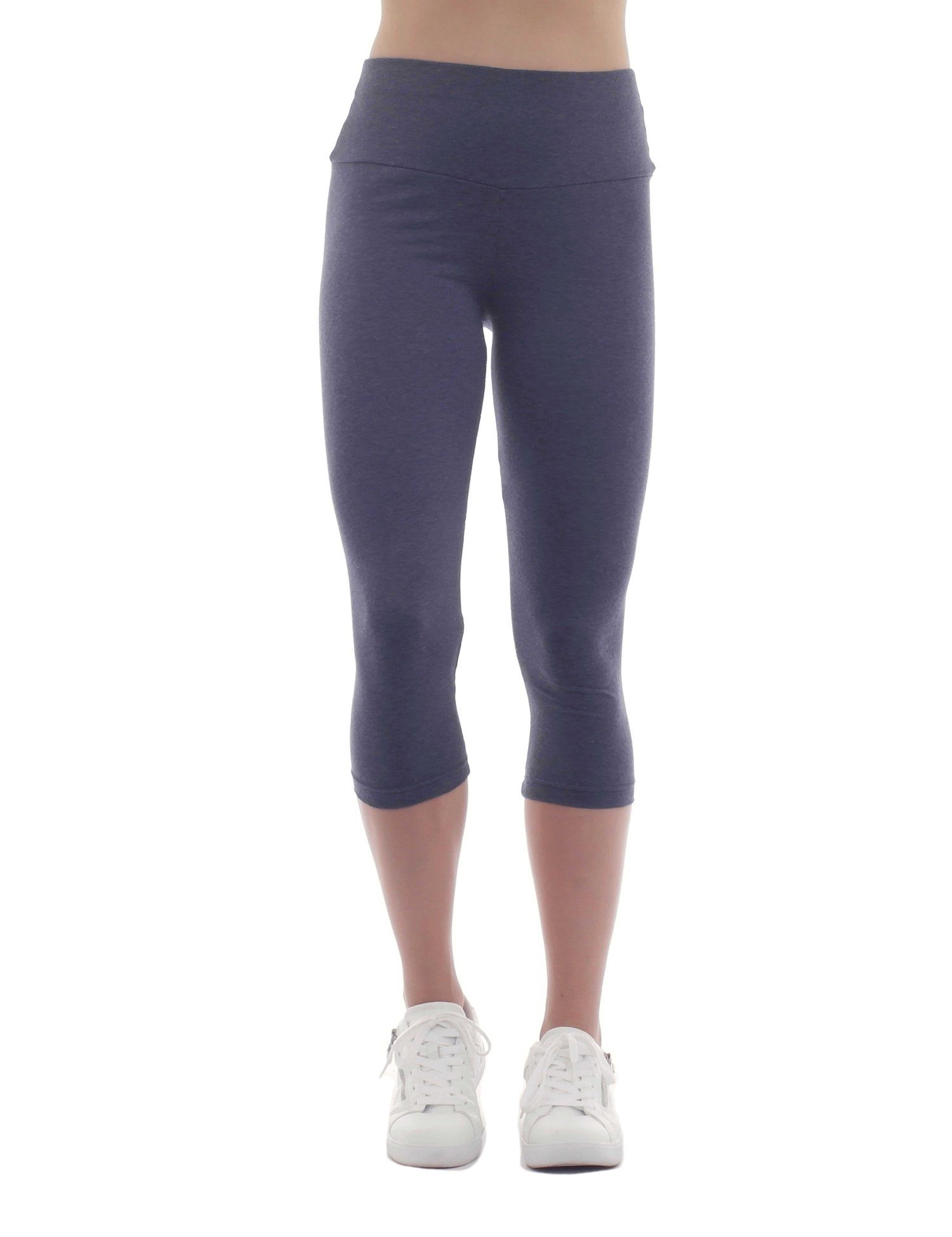 F&K-Mode Caprileggings Damen Capri 3/4 Leggings