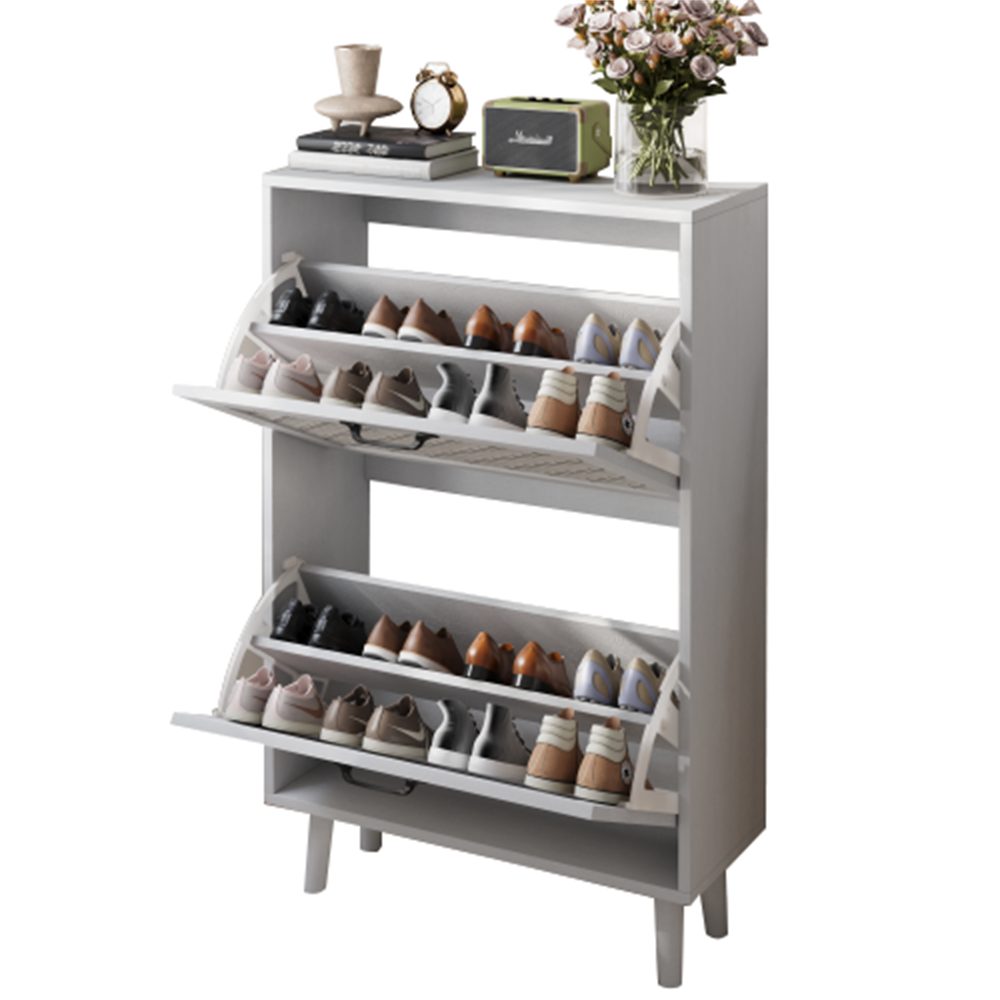 OKWISH Schuhschrank Vielseitiger Kipp-Schuhschrank (Schmaler Schuhaufbewahrungsschrank