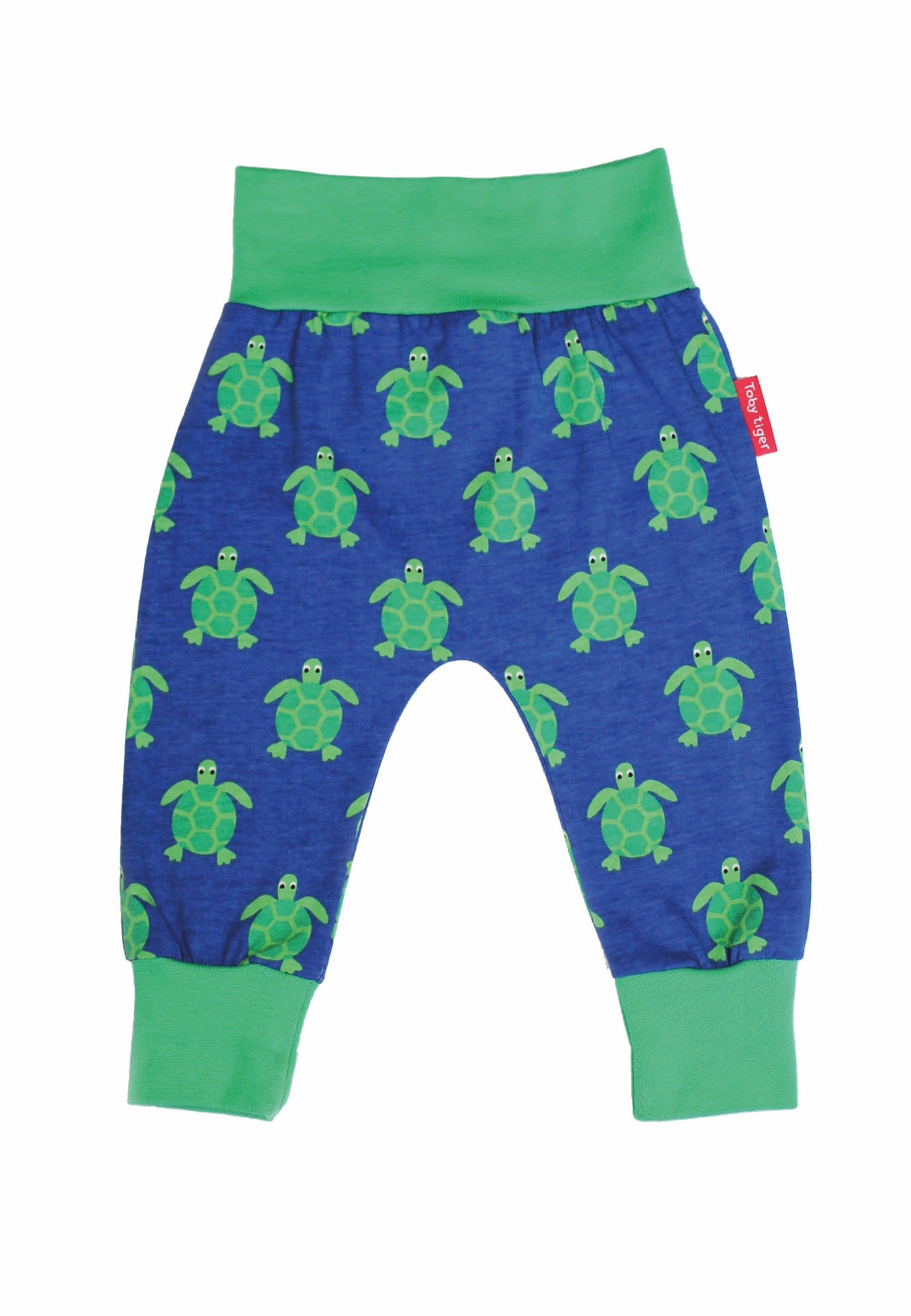 Toby Tiger Schlupfhose Hose mit Schildkröten