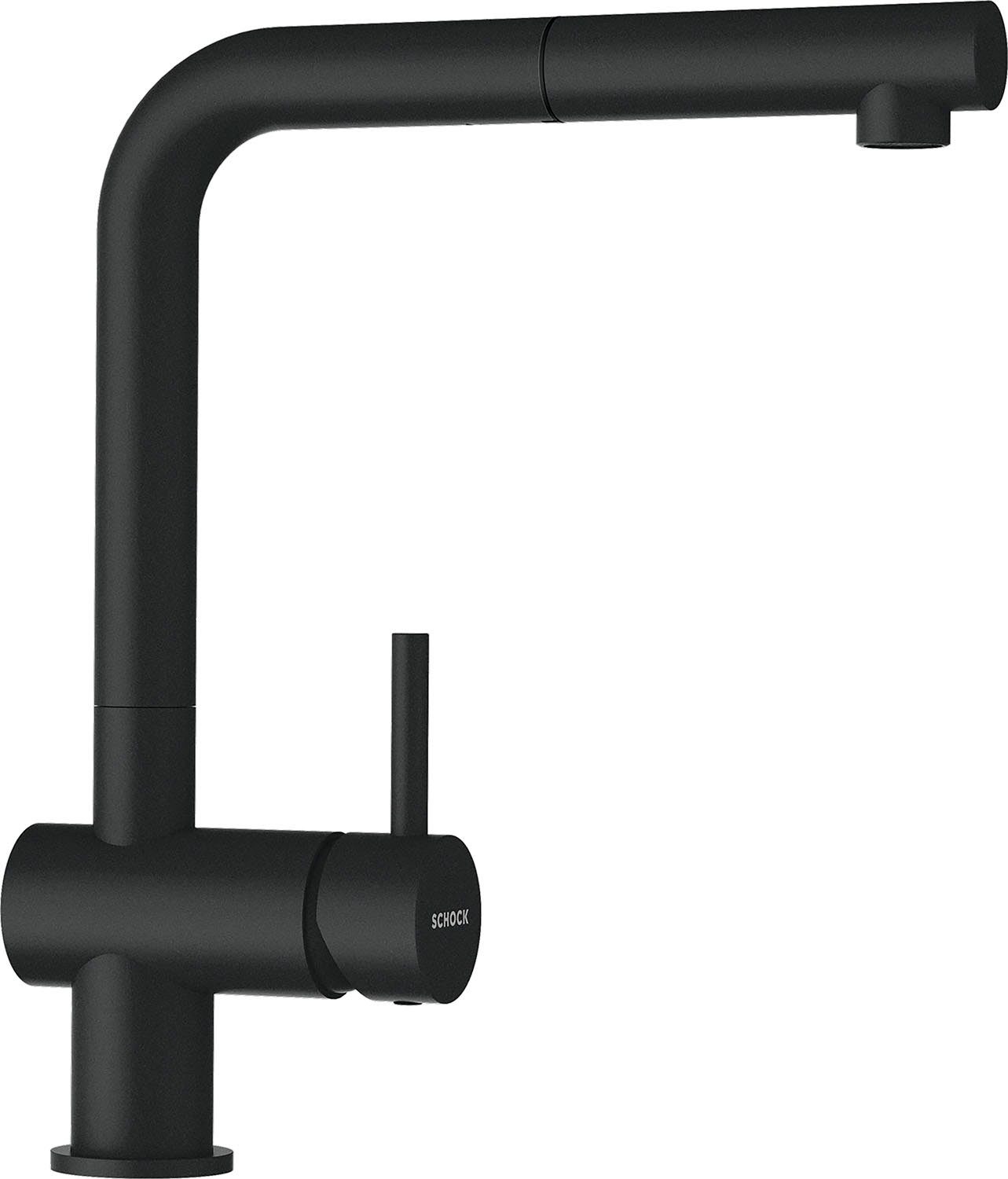 Schock Küchenarmatur EPOS SB ausziehbar, Rückflussverhinderer,Wasserspar-Perlator,