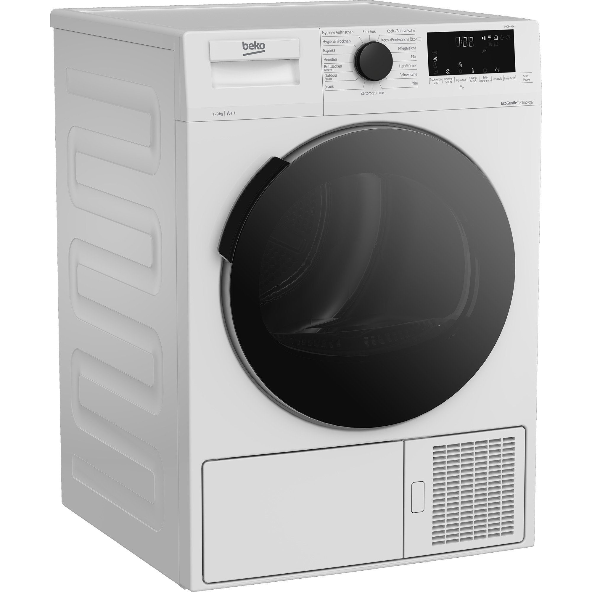 BEKO Wärmepumpentrockner BEKO DHC946GX, Wärmepumpentrockner, 9