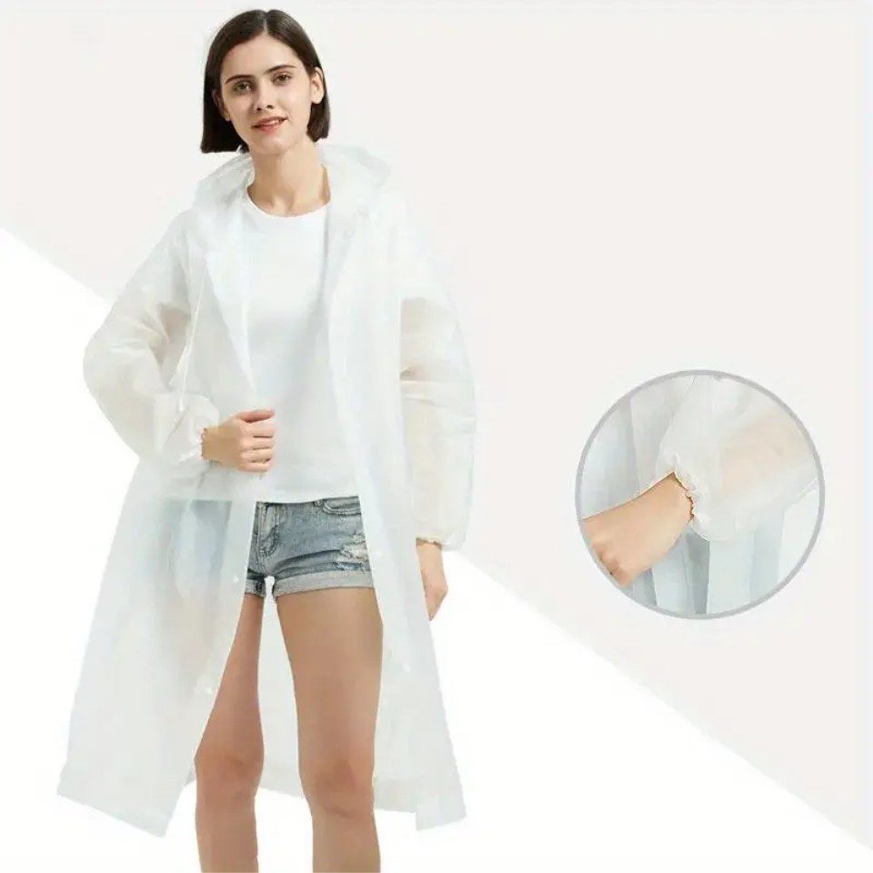 Venicce Love Regenponcho wasserdichter Regenmantel mit