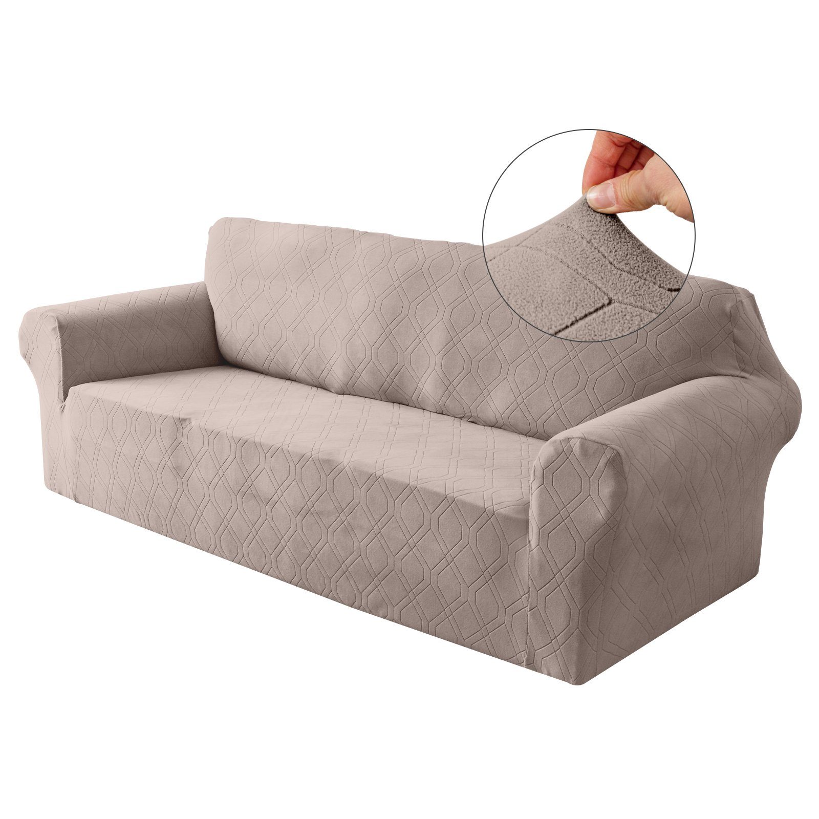 Sunicol Sofabezug Jacquard, Überzug, Elastische Couchbezug