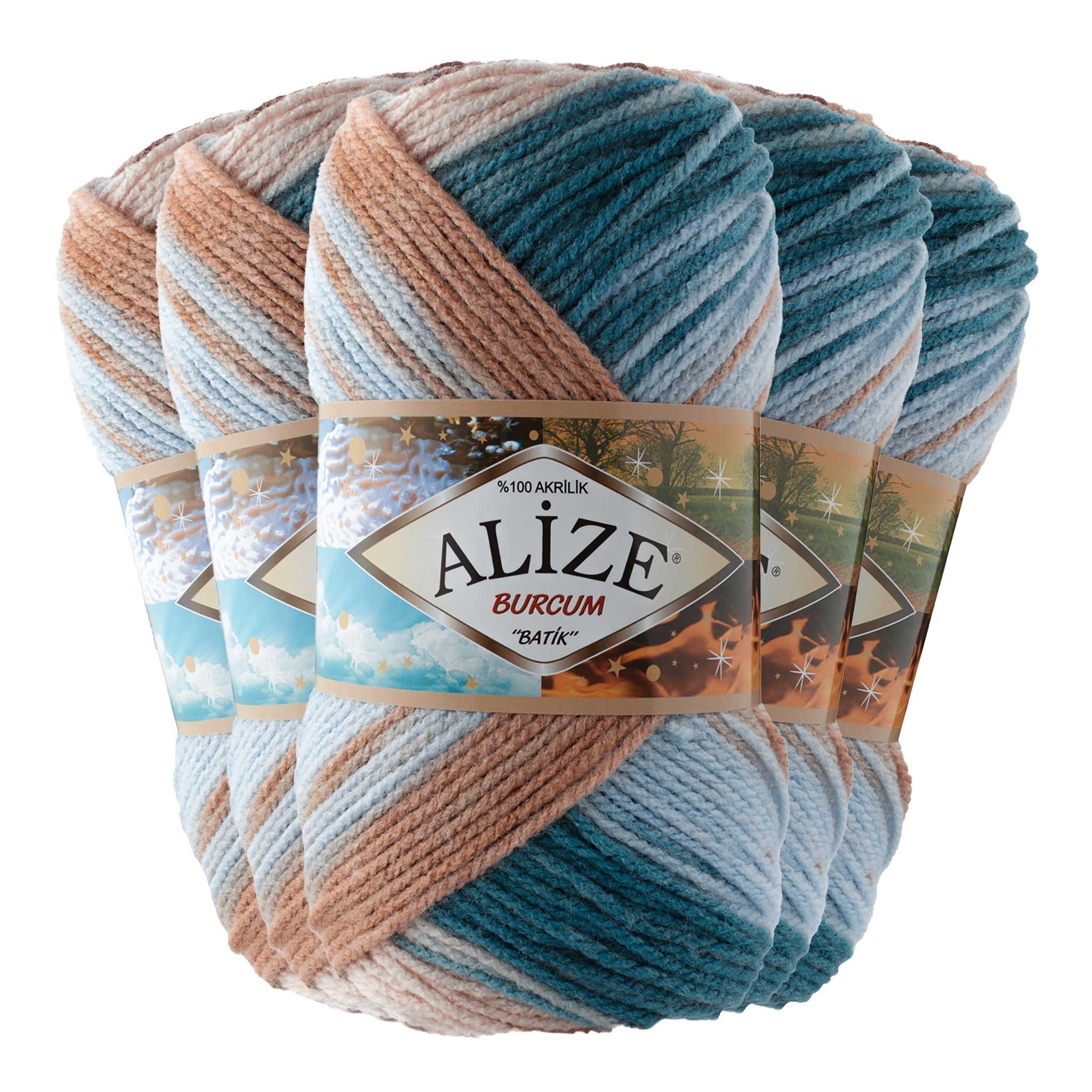 Alize 500g Strickgarn ALIZE BURCUM Batik