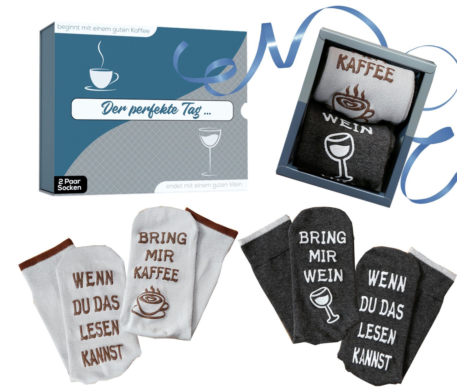 Lucadeau Freizeitsocken Geschenke für Frauen und