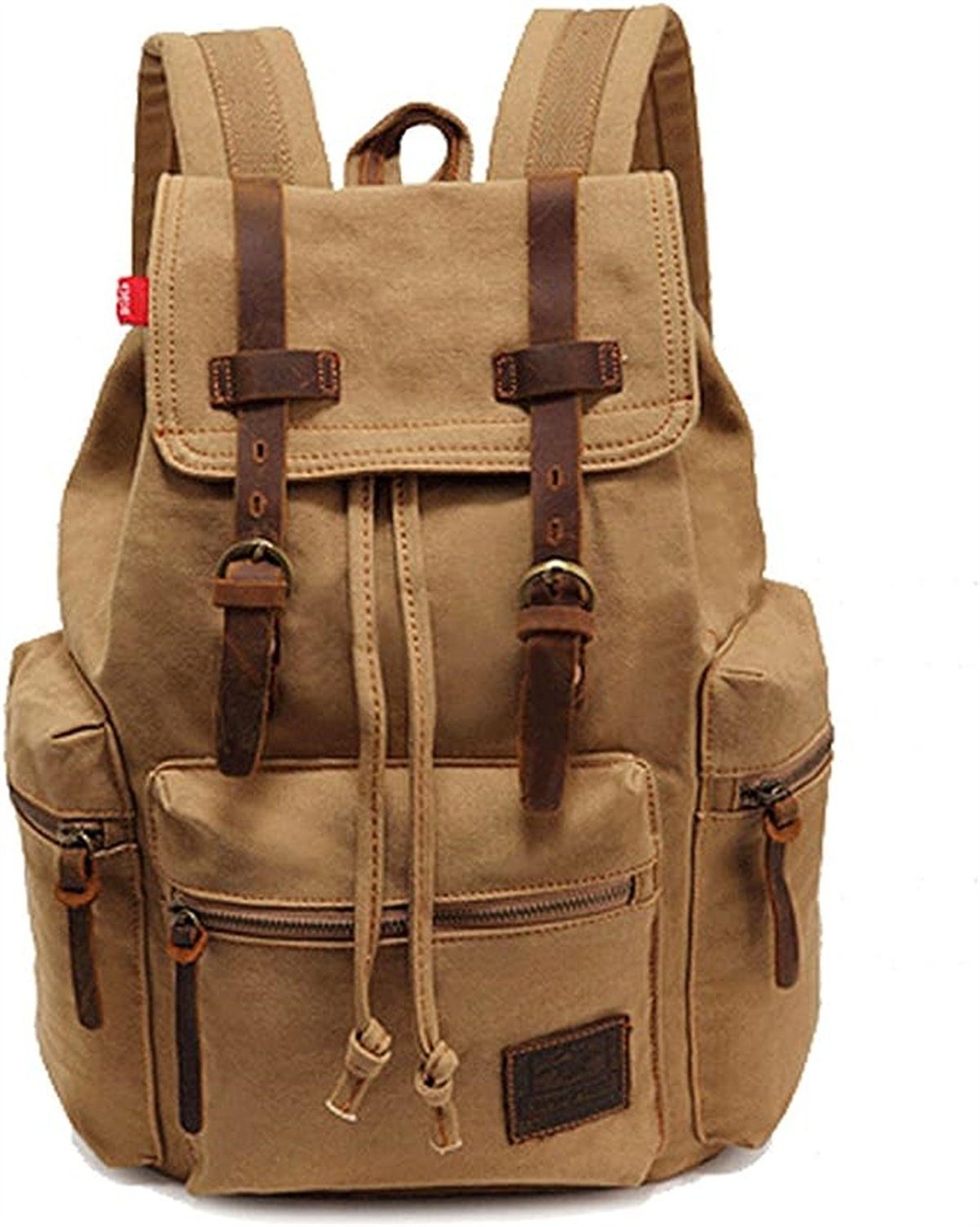 XDeer Schulrucksack Retro Segeltuch Rucksack,Canvas Vintage