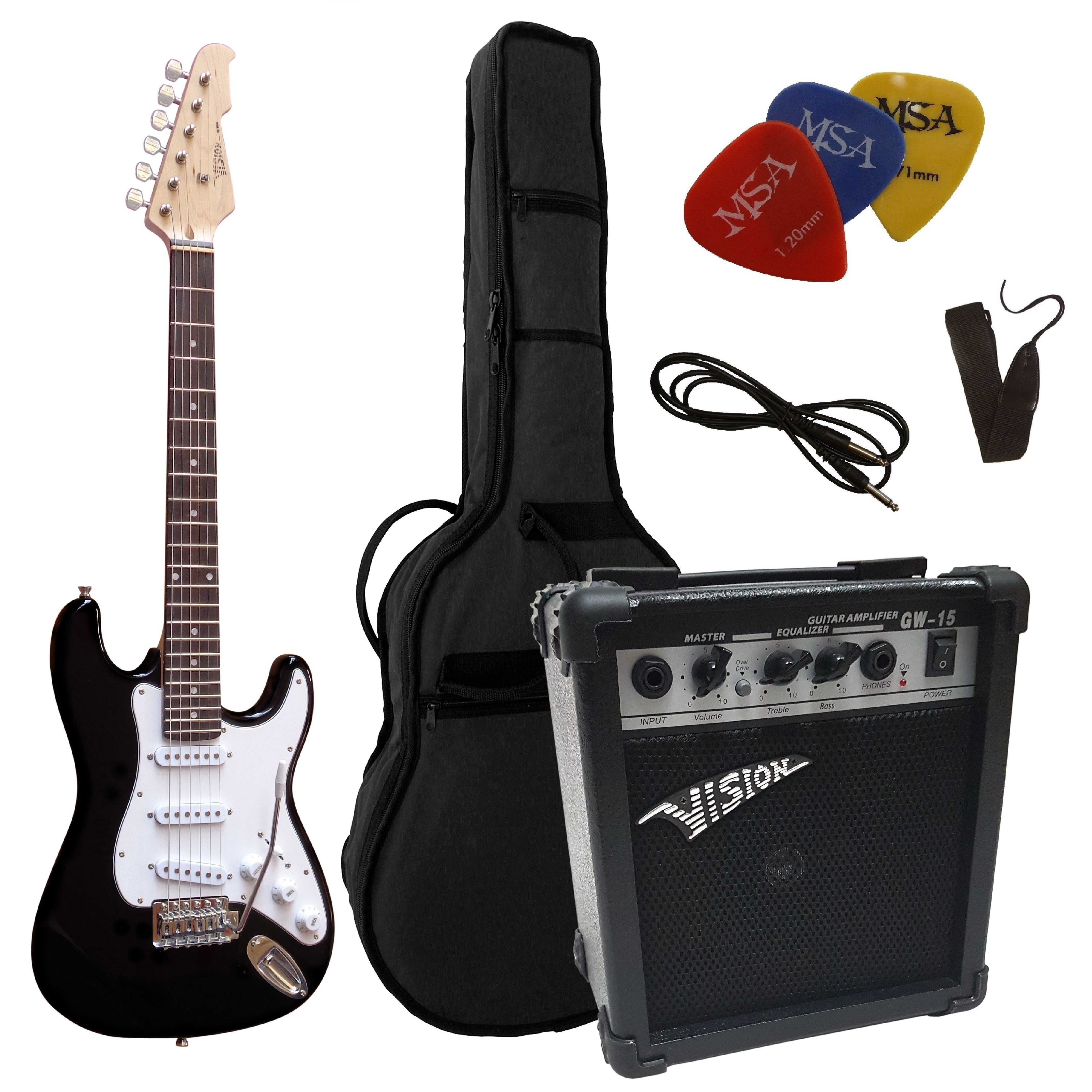 MSA E-Gitarre 3/4 Junior Gitarre im