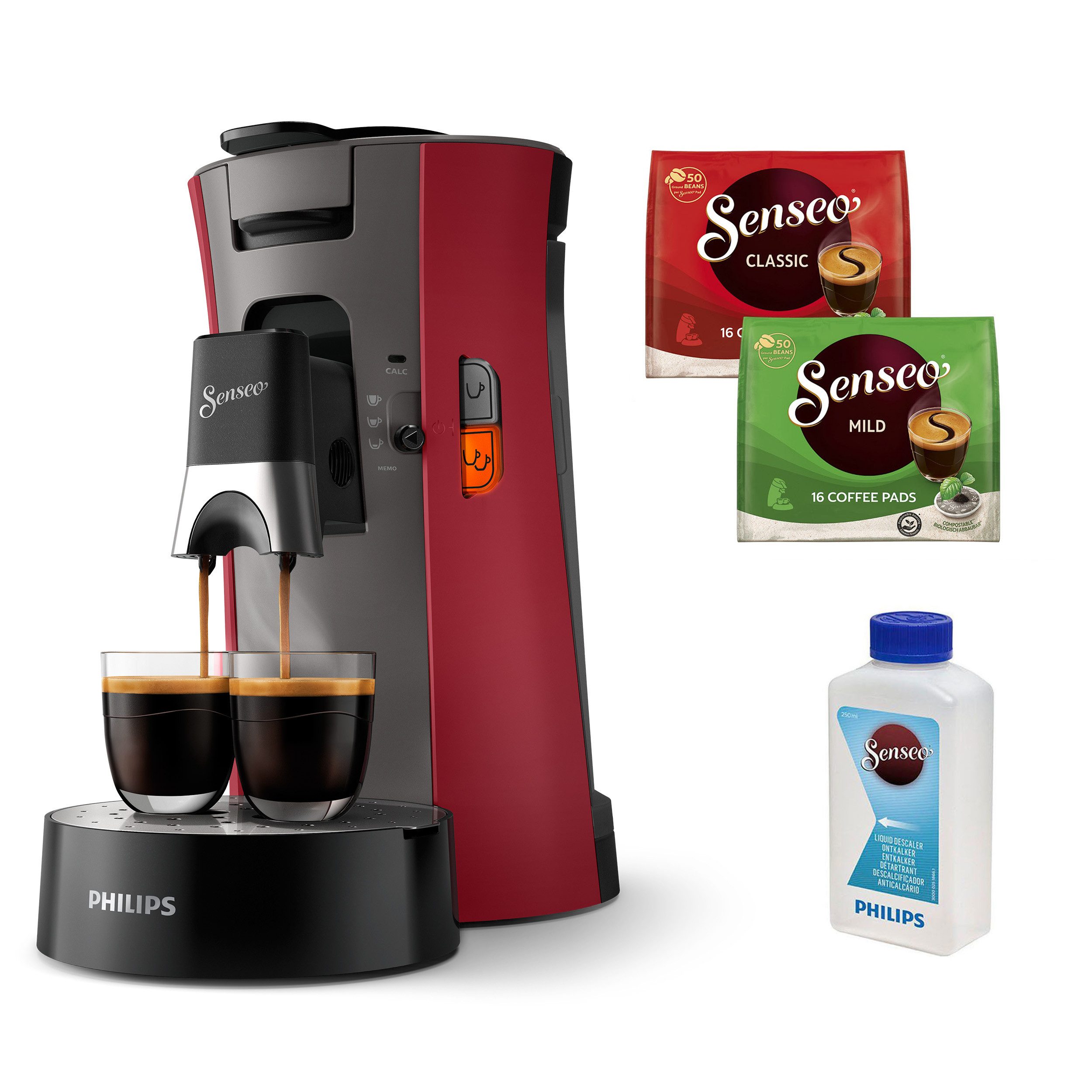 Philips Senseo Kaffeepadmaschine Select CSA240/90, mit