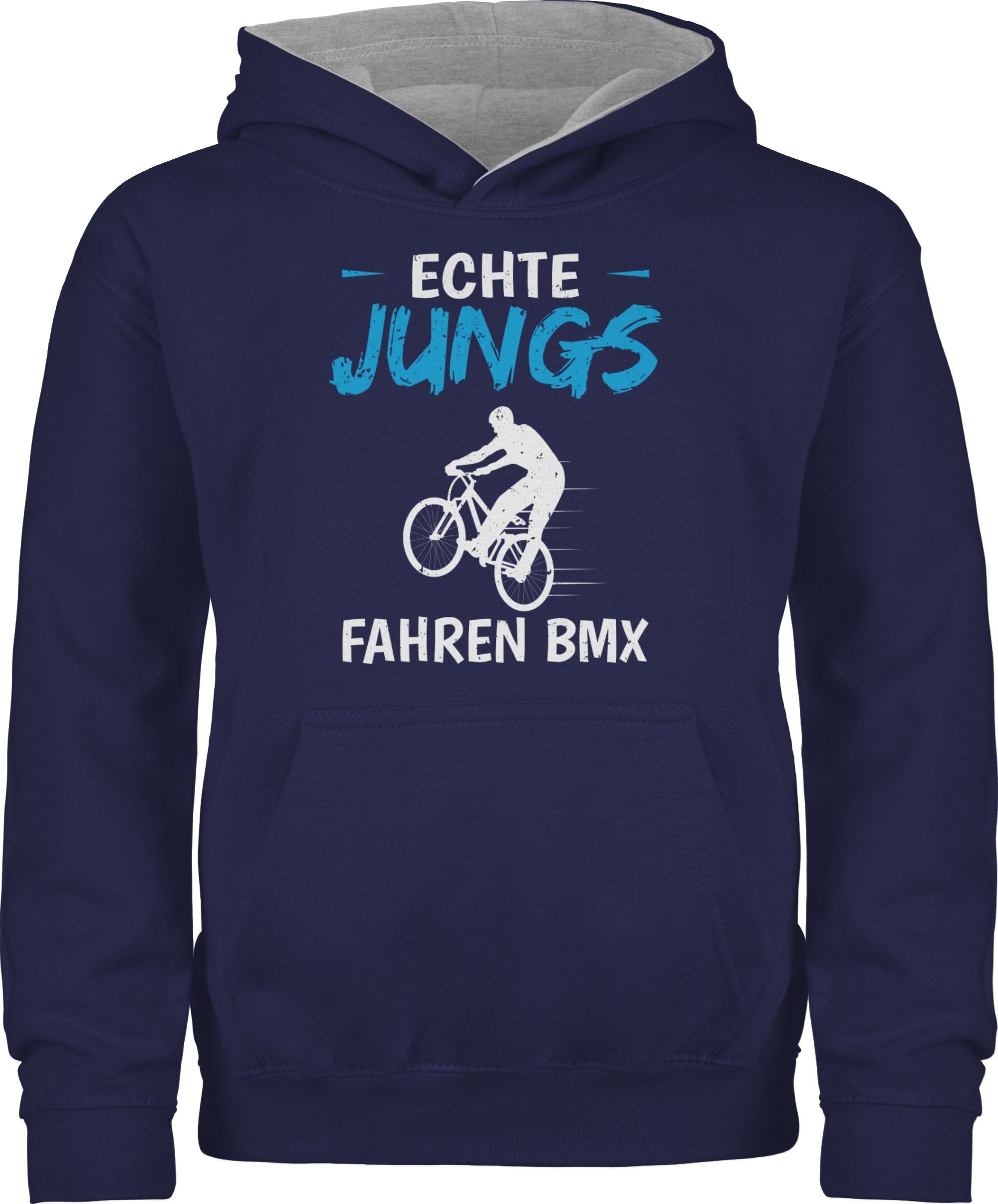 Shirtracer Hoodie Echte Jungs fahren BMX