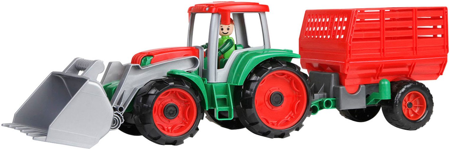 Lena® Spielzeug-Traktor TRUXX Traktor, mit Heuanhänger,