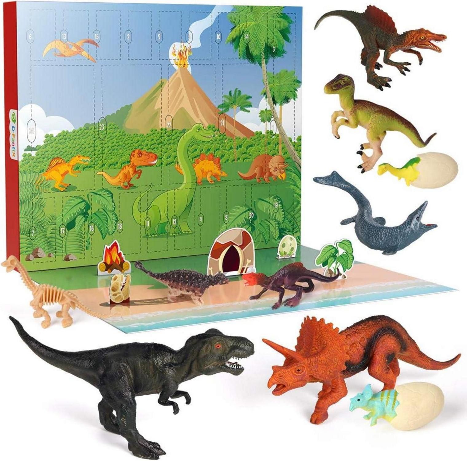 LuxusKollektion Spielzeug-Adventskalender Dinosaurier Adventskalender für Kinder